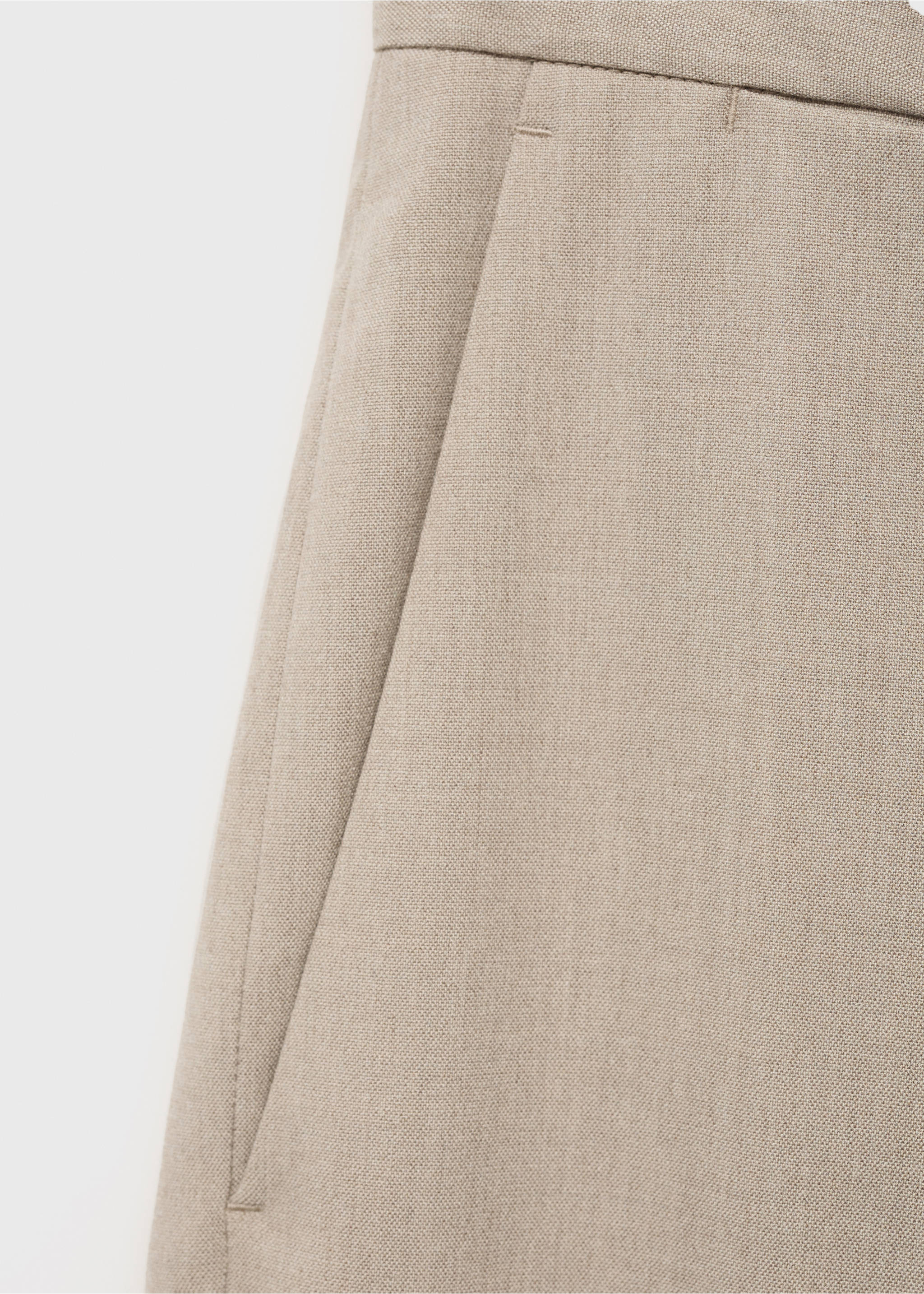 Pantalón traje Mónaco slim fit - Detalle del artículo 0, Beige. Ref: 17031185-00.