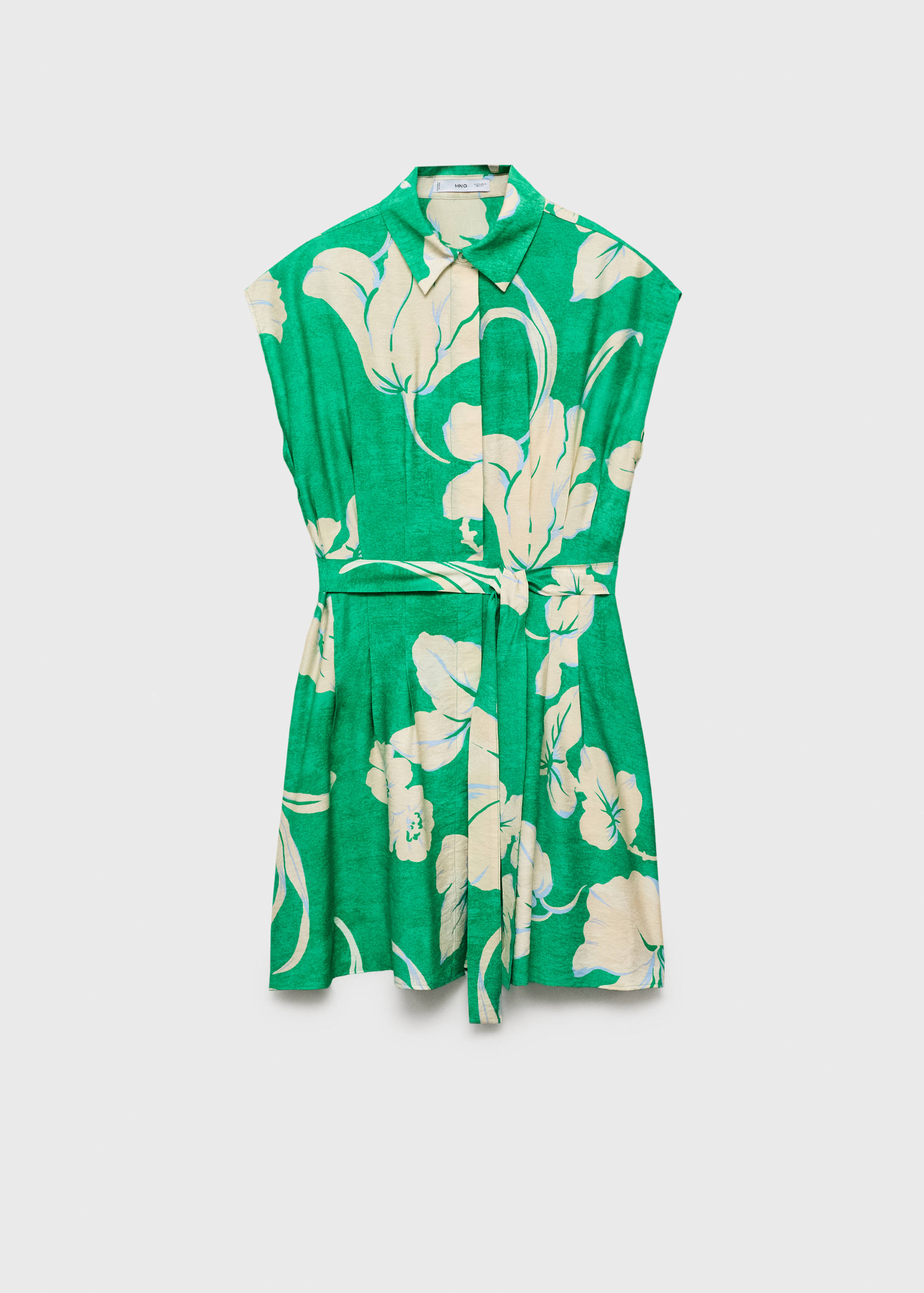 Belt printed dress - Article without model