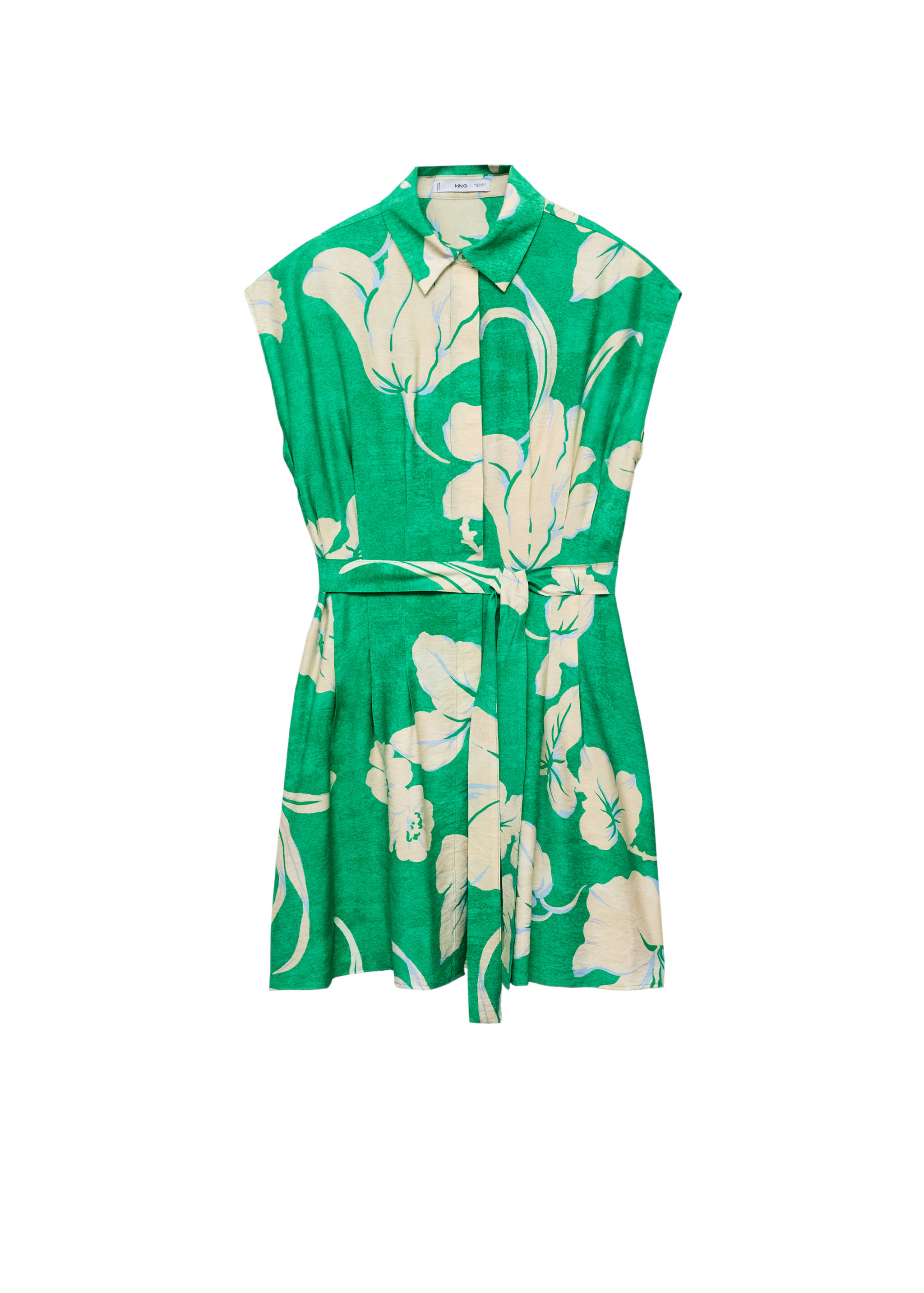 Belt printed dress - Details of the article 7