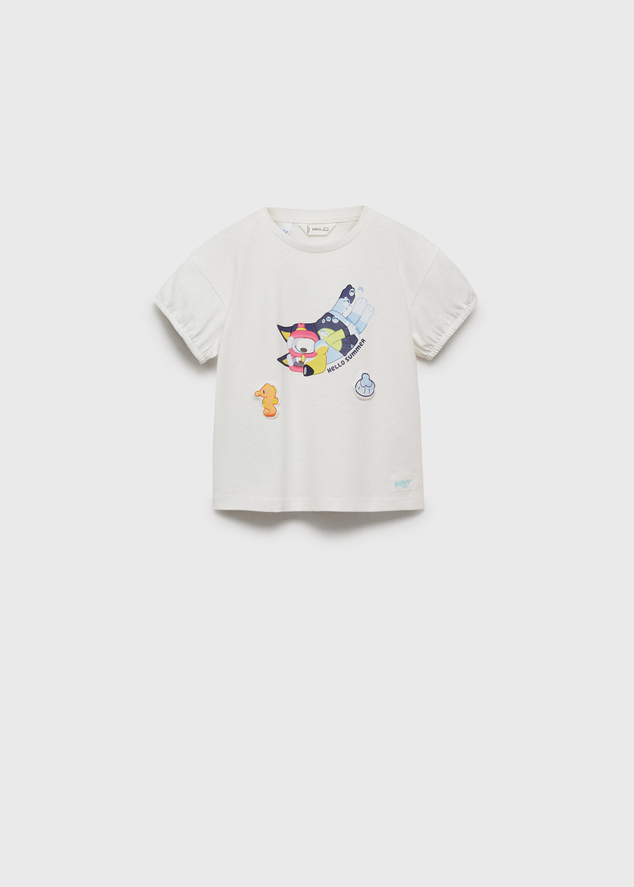 T-shirt stampa Bluey - Articolo senza modello