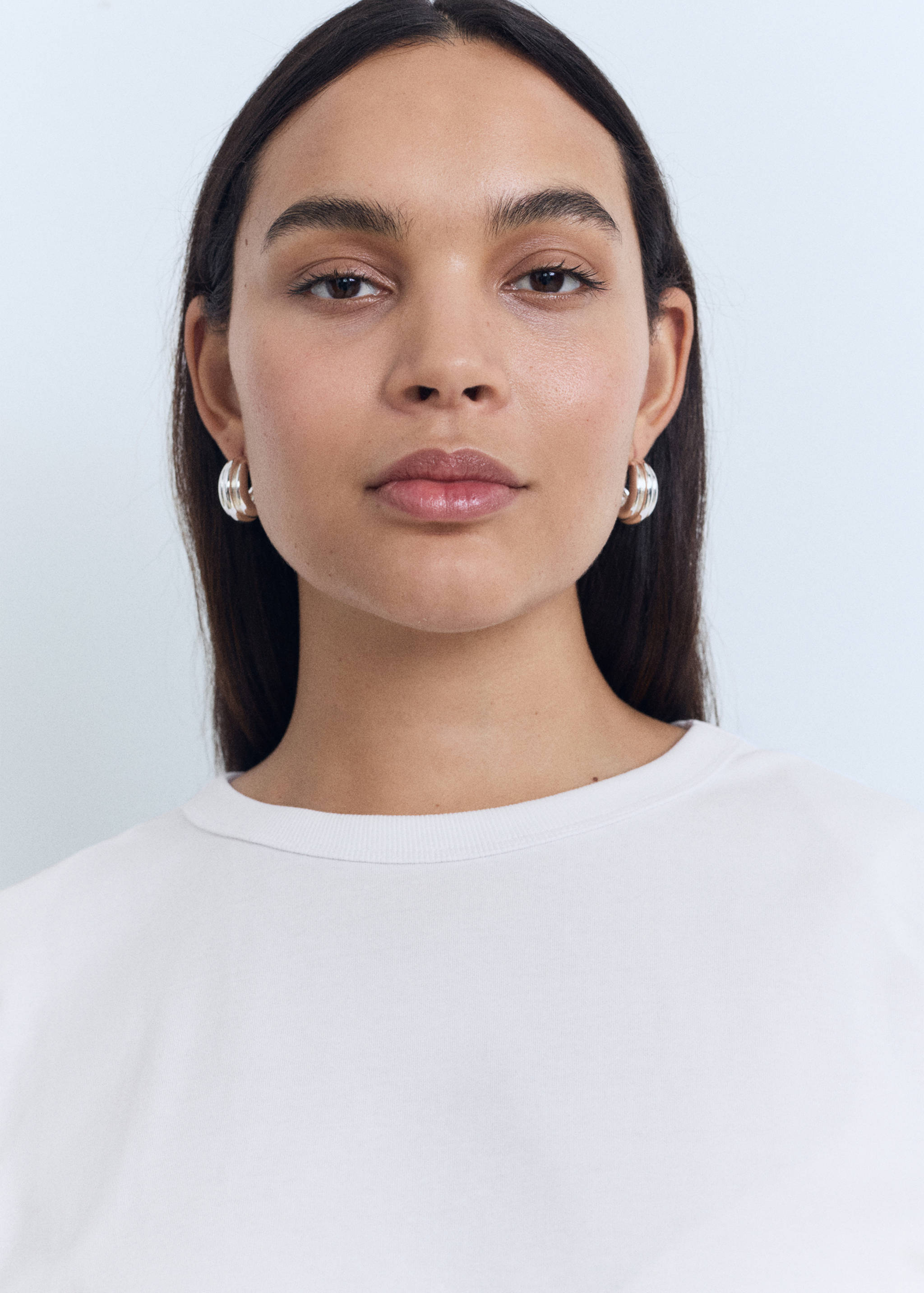 T-shirt épaulettes manches courtes - Détail de l'article 4