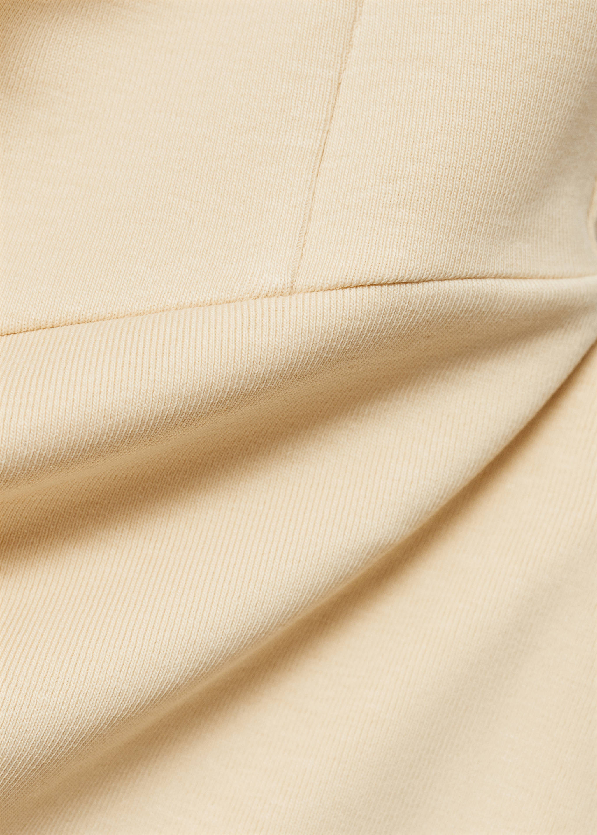 T-shirt de algodão com nó - Pormenor do artigo 8