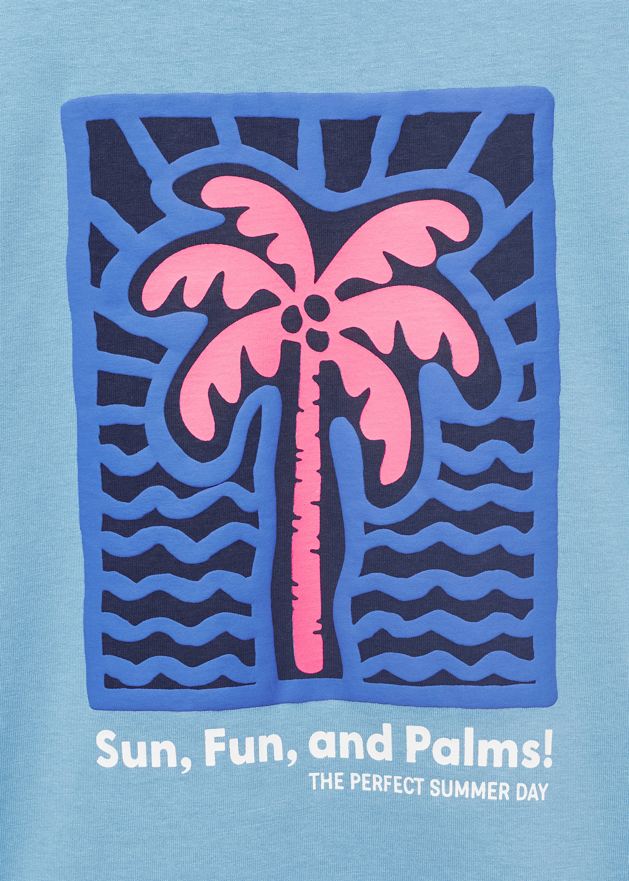 Printed cotton-blend t-shirt - Details of the article 0