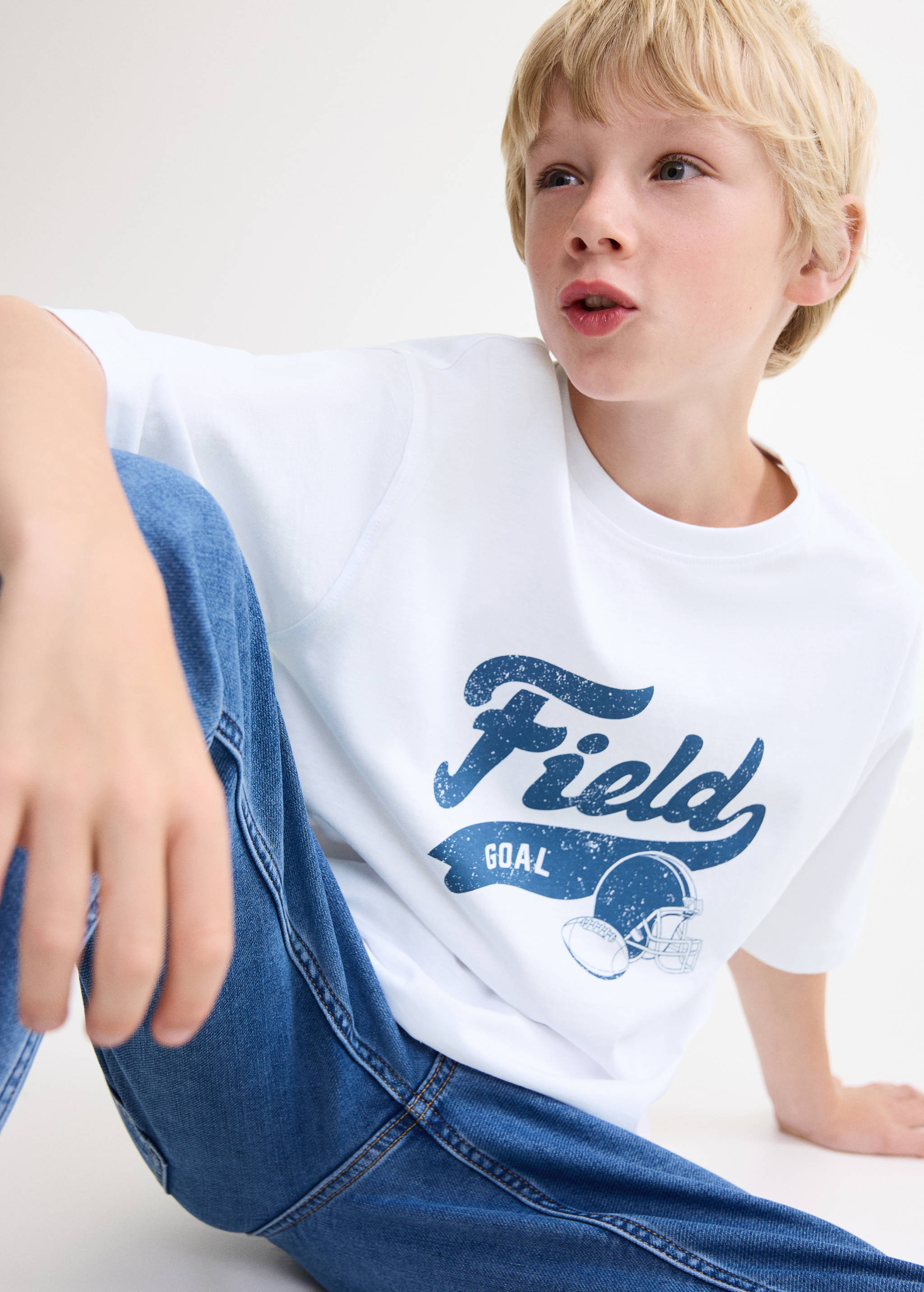 Camiseta estampada manga corta - Plano medio