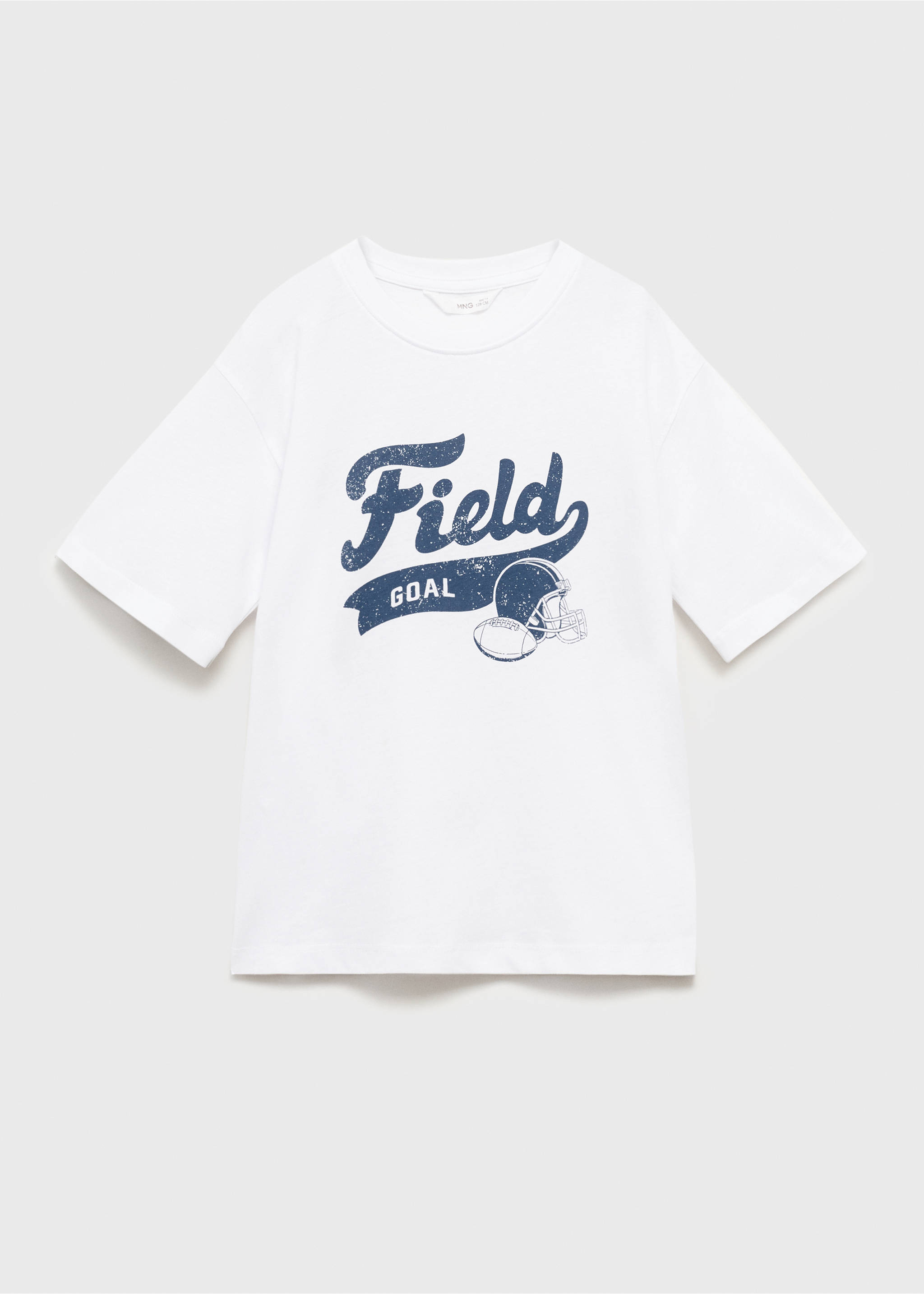 Short-sleeved printed t-shirt - Article without model, White. Ref: 17031202-00.