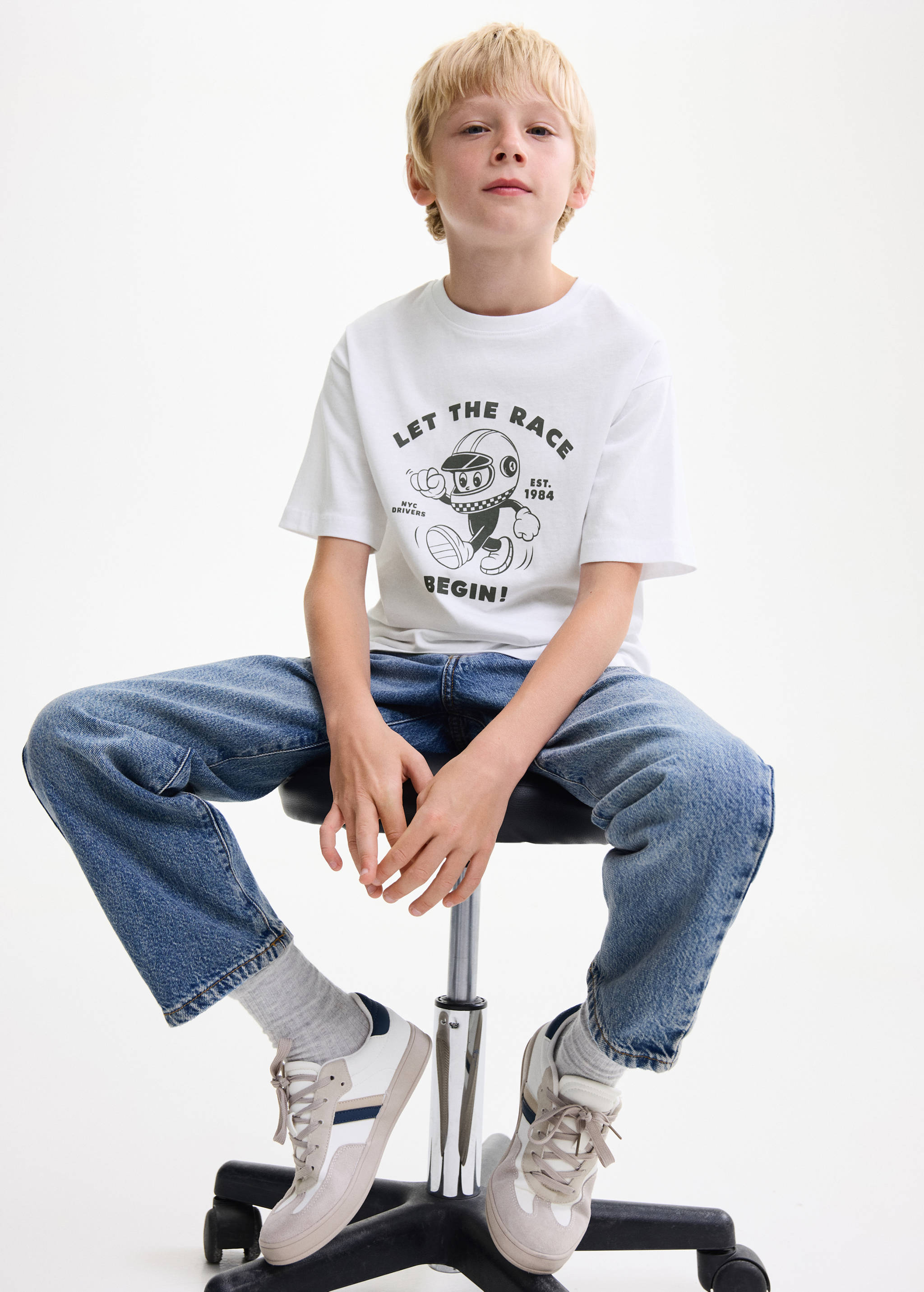 Samarreta estampada màniga curta - Pla general