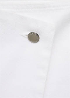 Wrapped denim skort — White 6