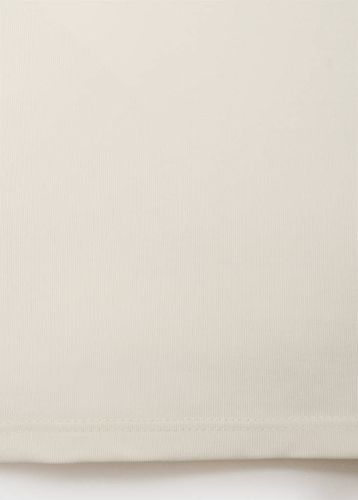 Fitted top with wide straps — Off White