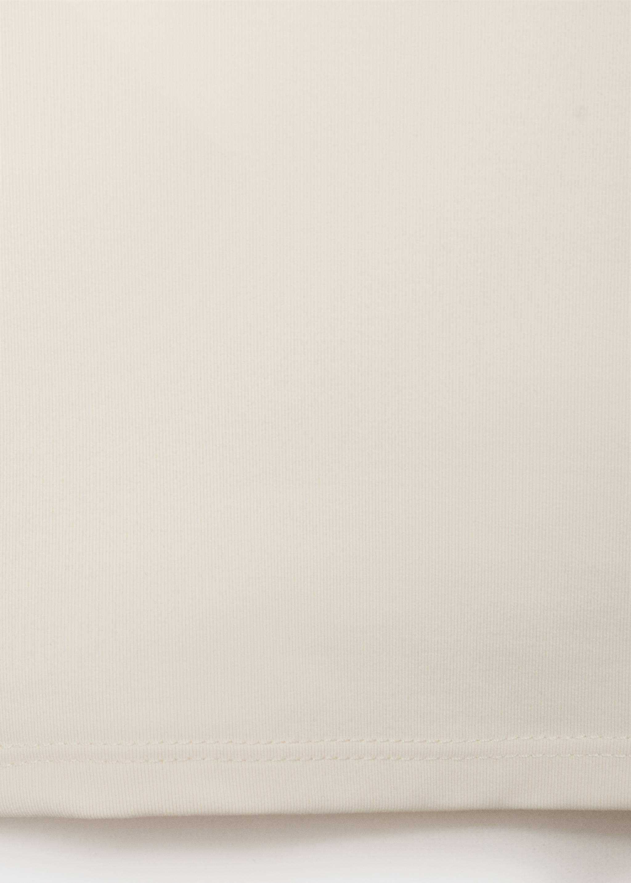 Fitted top with wide straps - Details of the article 0