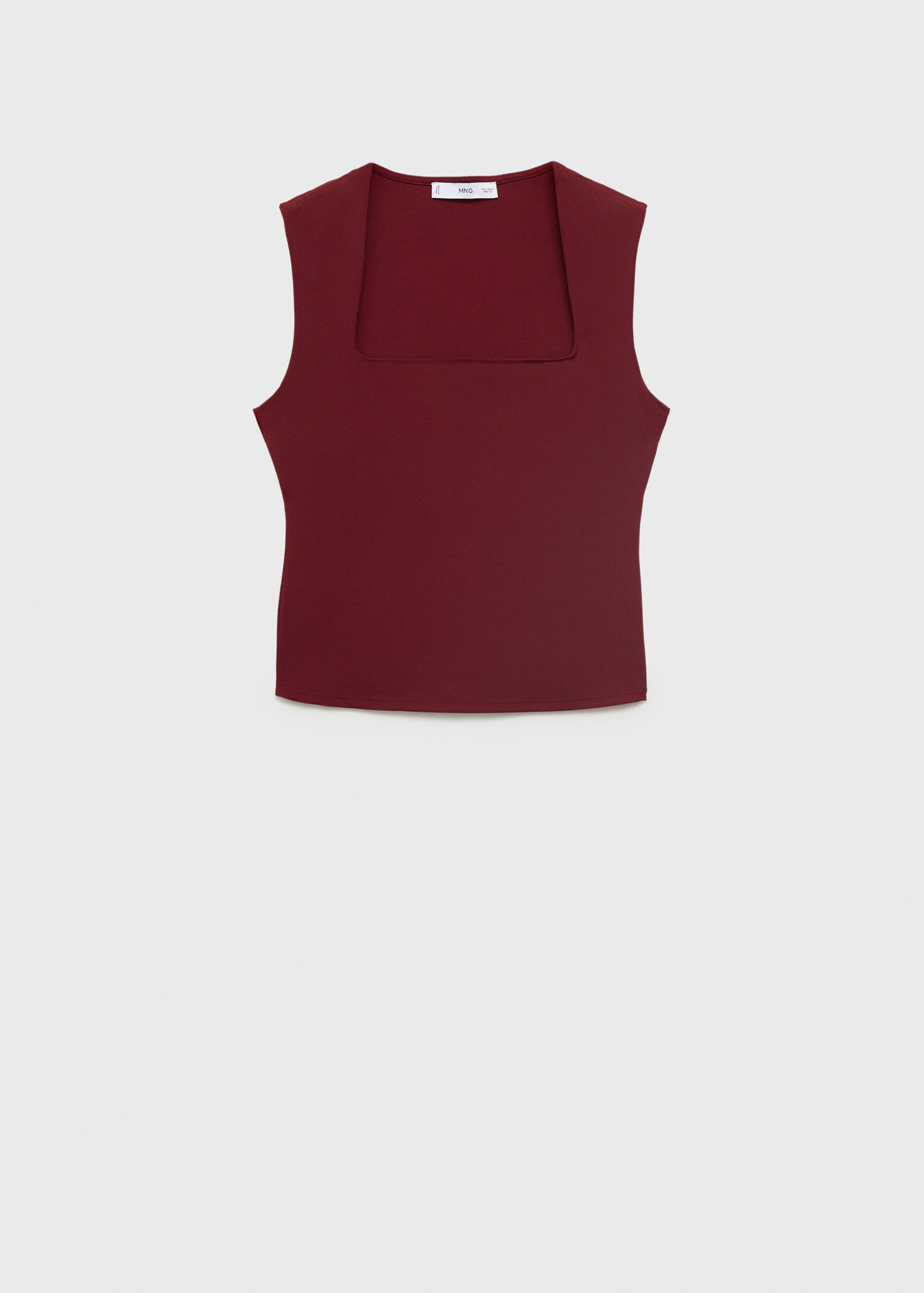 Fitted top with wide straps - Article without model