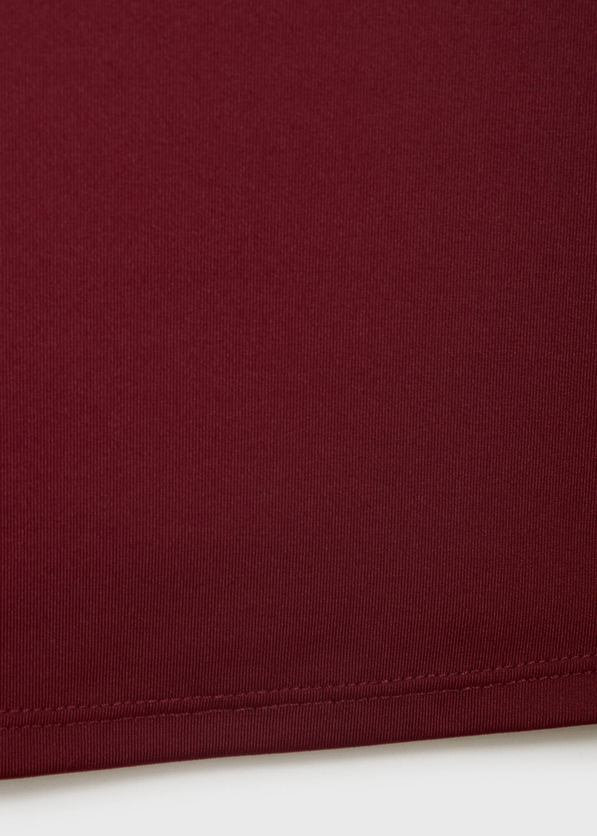 Fitted top with wide straps - Details of the article 0