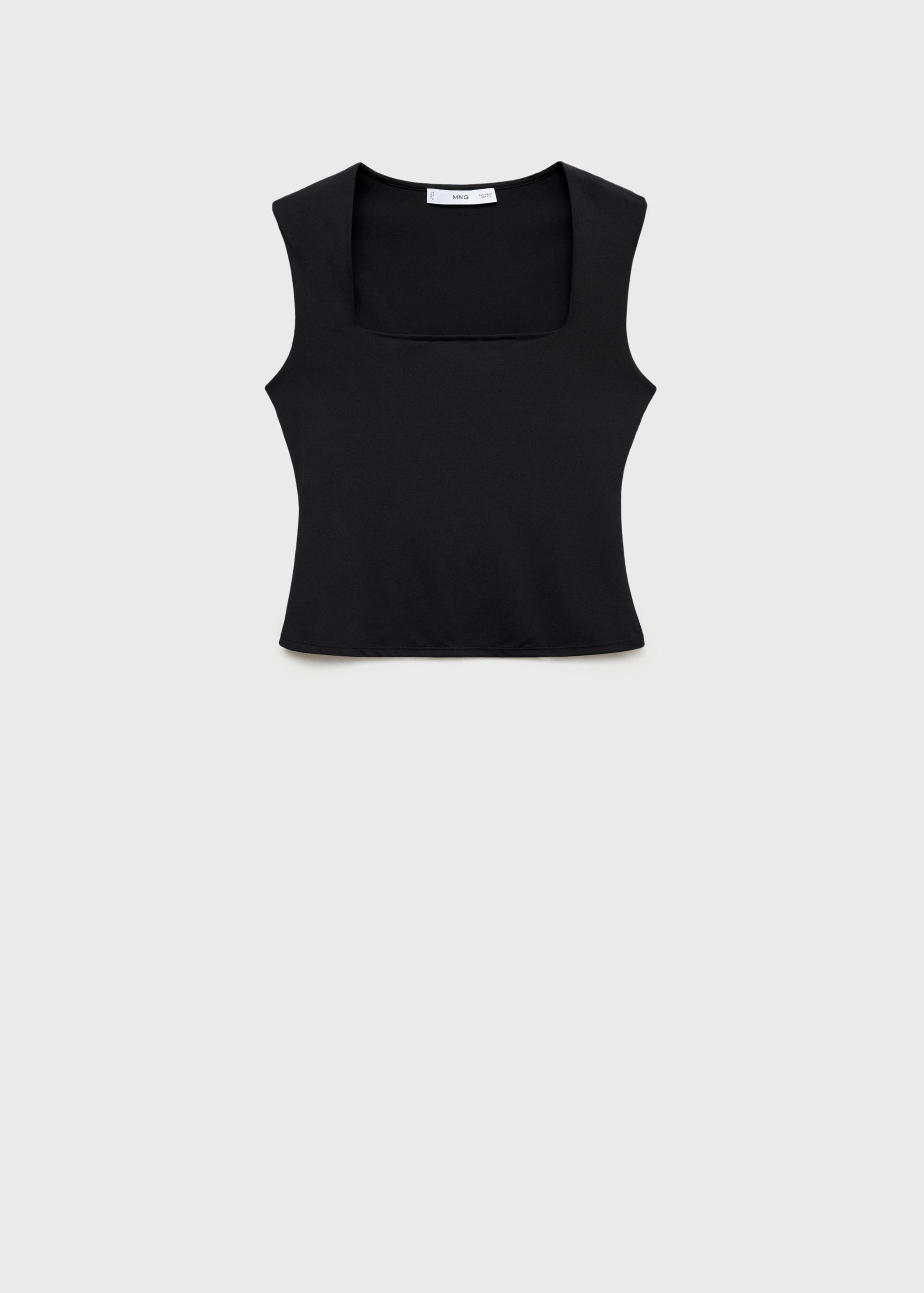 Atasan ketat dengan tali lebar - Barang tanpa model