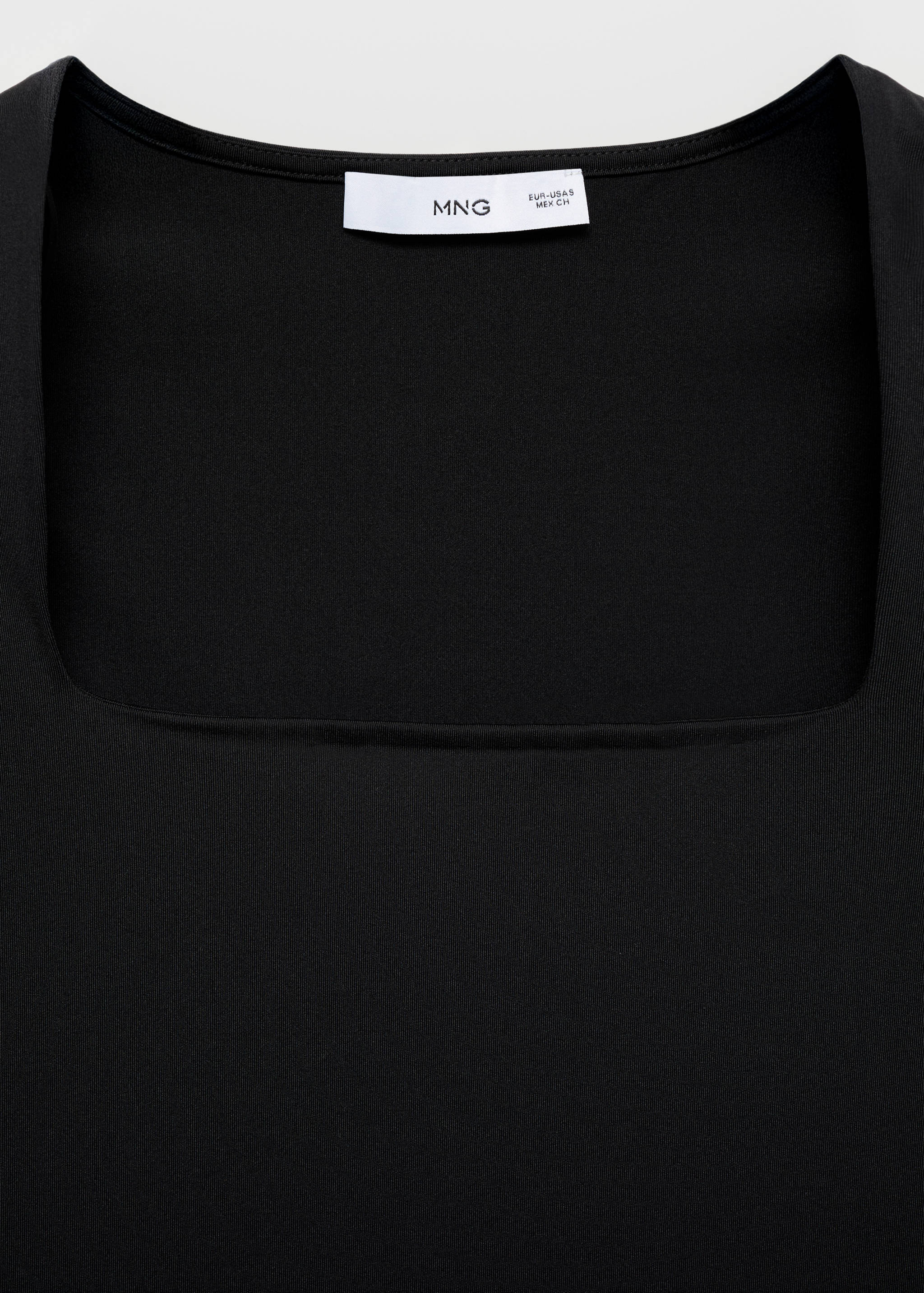 Atasan ketat dengan tali lebar - Rincian barang 8