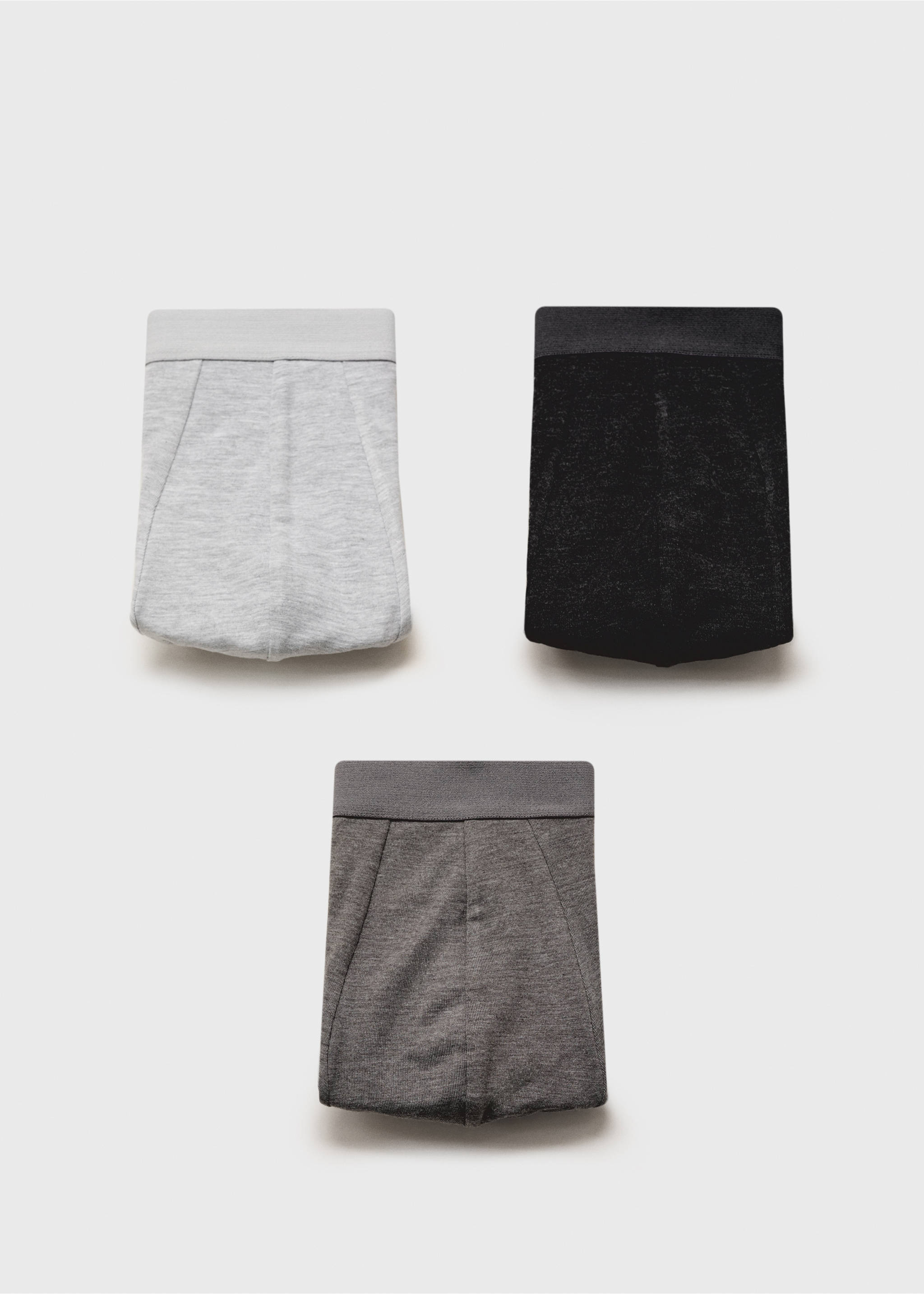 3-pack combined briefs - Article without model, Grey. Ref: 17031210-00.