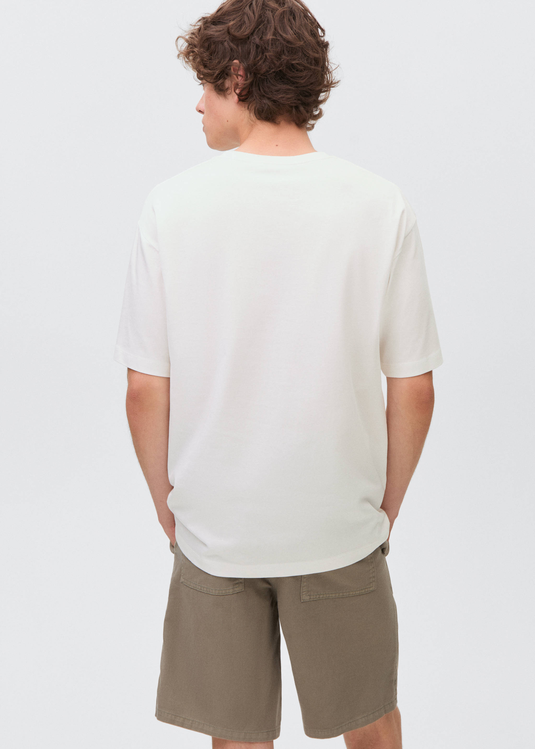 Camiseta algodón básica - Reverso del artículo