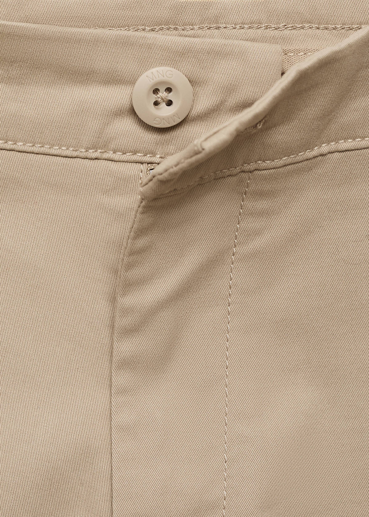 Stretchy chinos — Beige