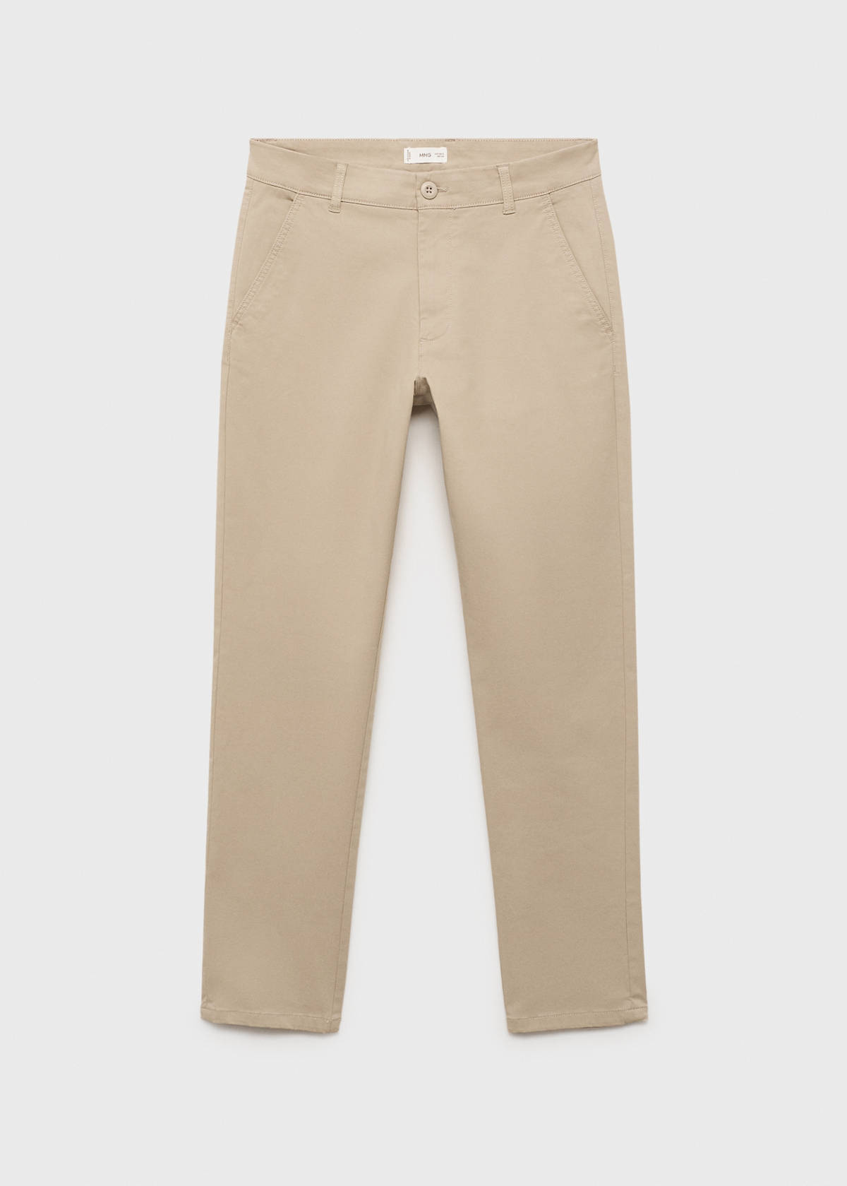 Stretchy chinos — Beige
