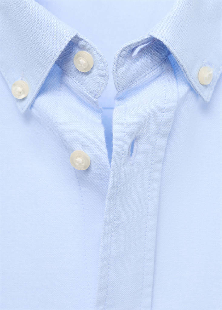 Oxford cotton shirt — Sky Blue