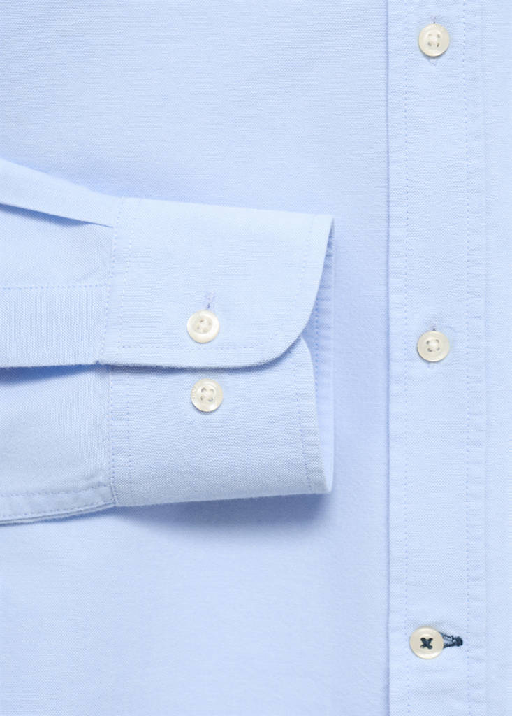 Oxford cotton shirt — Sky Blue