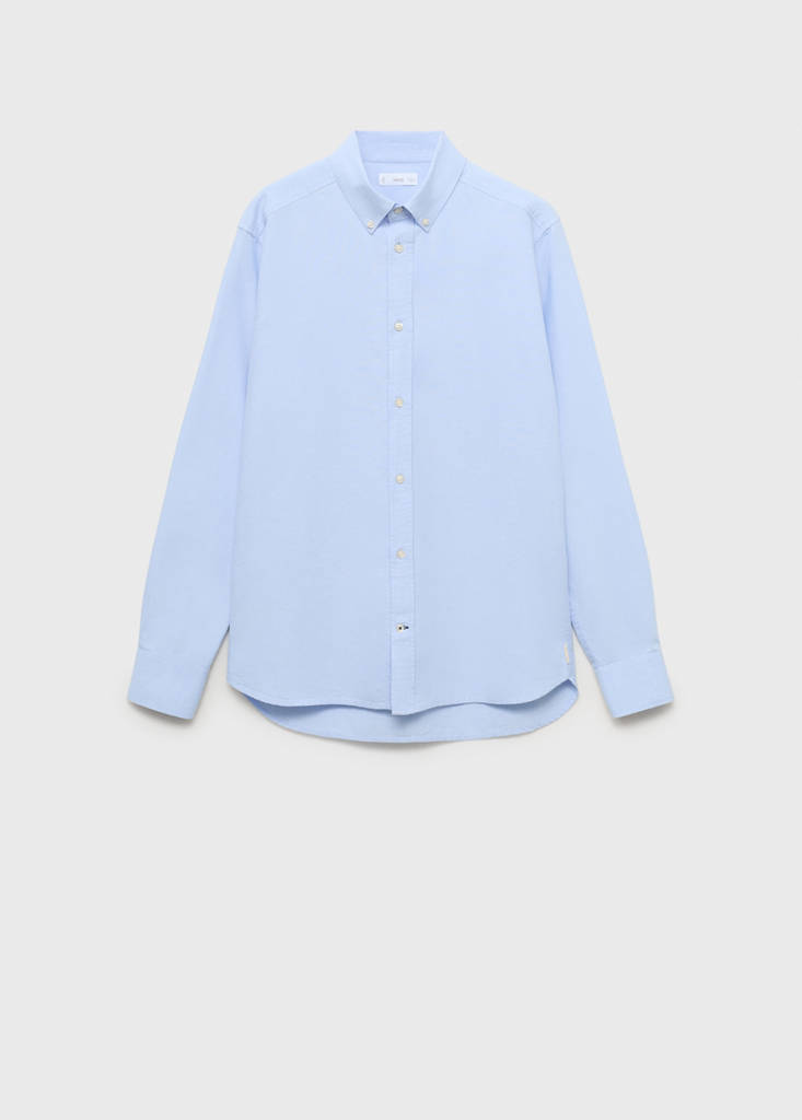 Oxford cotton shirt — Sky Blue