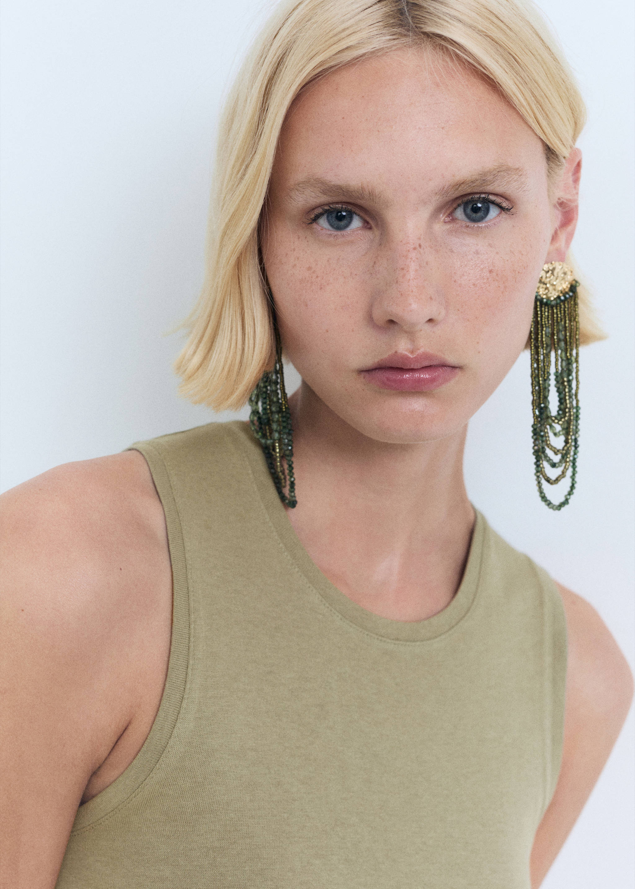 Robe midi coton nœud - Détail de l'article 1