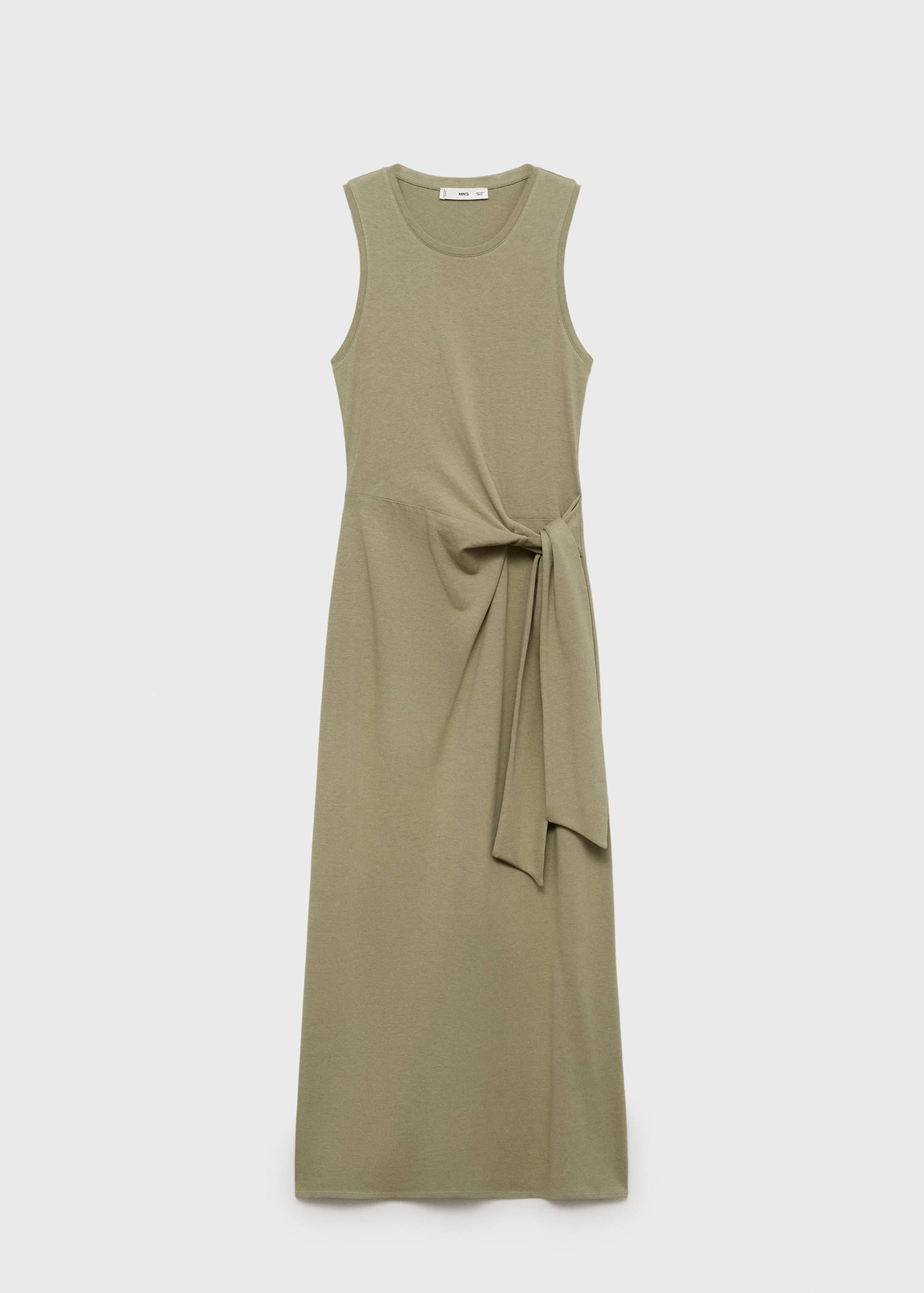 Vestido midi algodón nudo - Artículo sin modelo