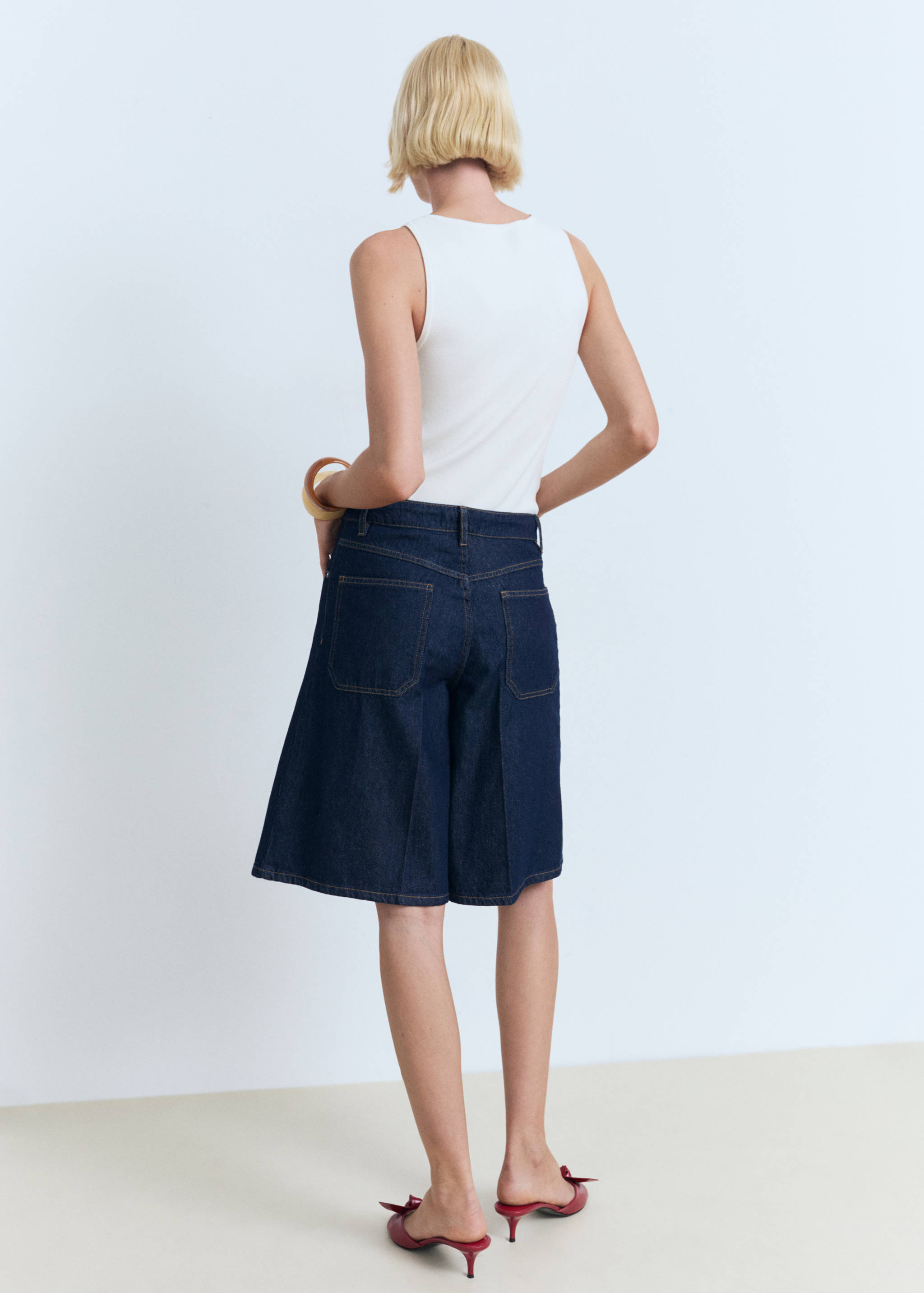 Bow knit top - Reverse of the article