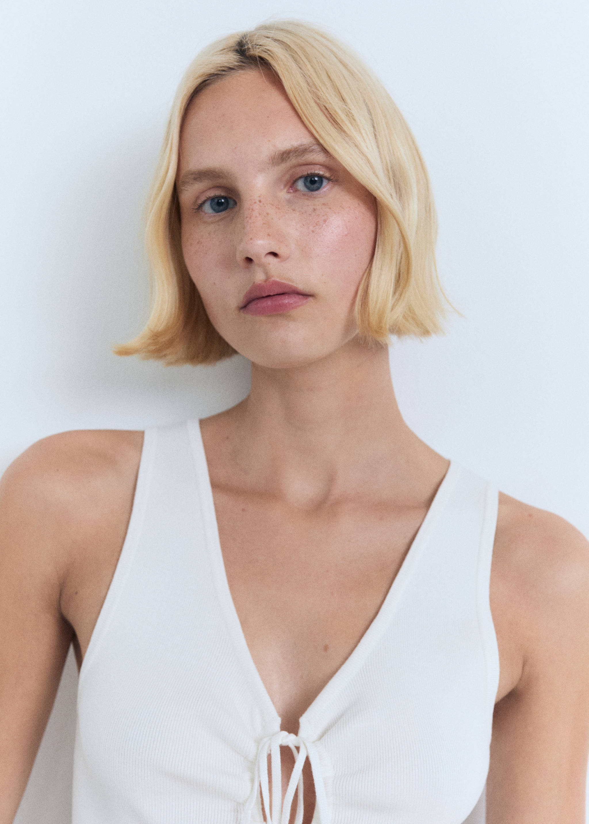 Bow knit top - Details of the article 1