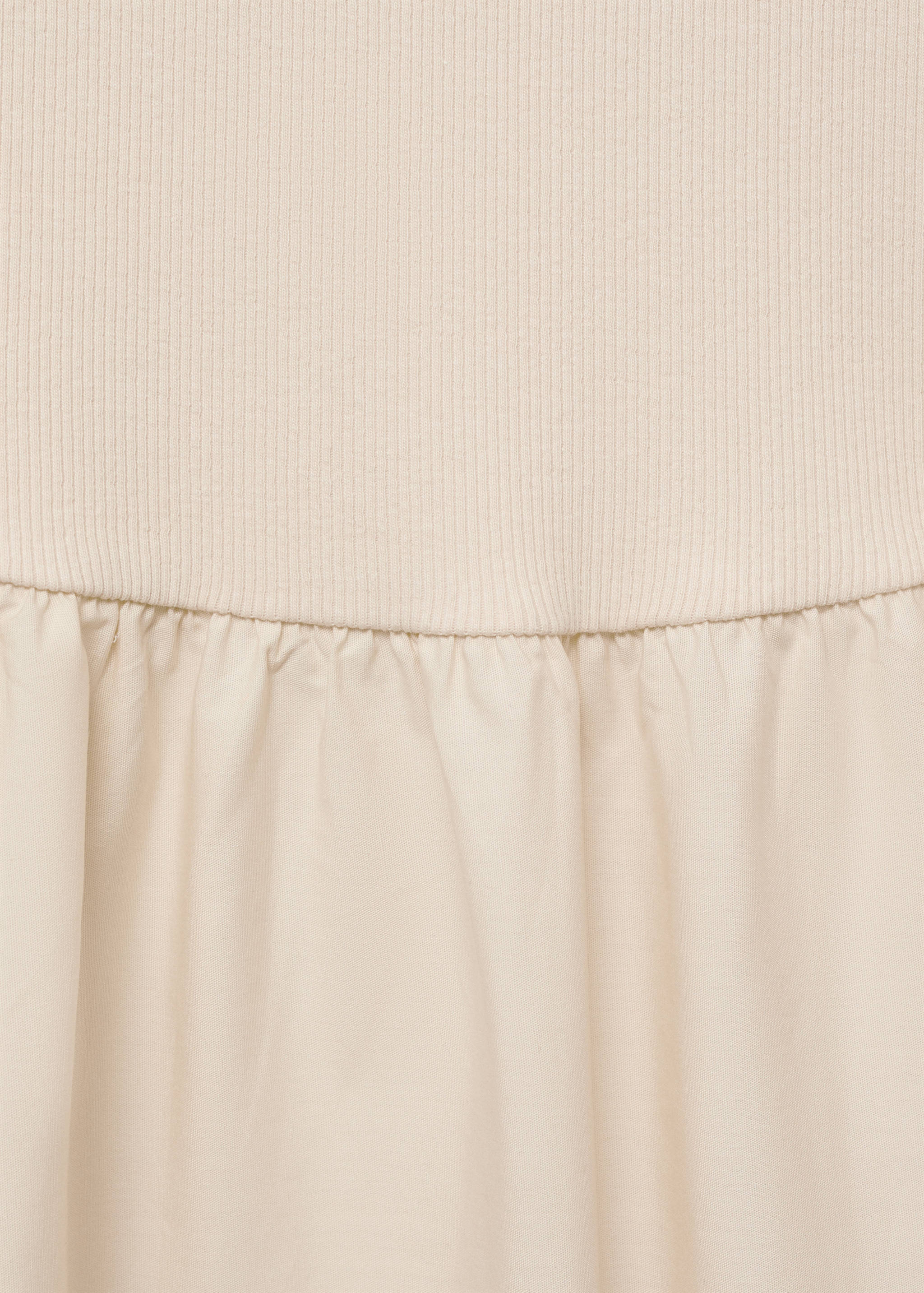 Vestido evasé tejido combinado - Detalle del artículo 8