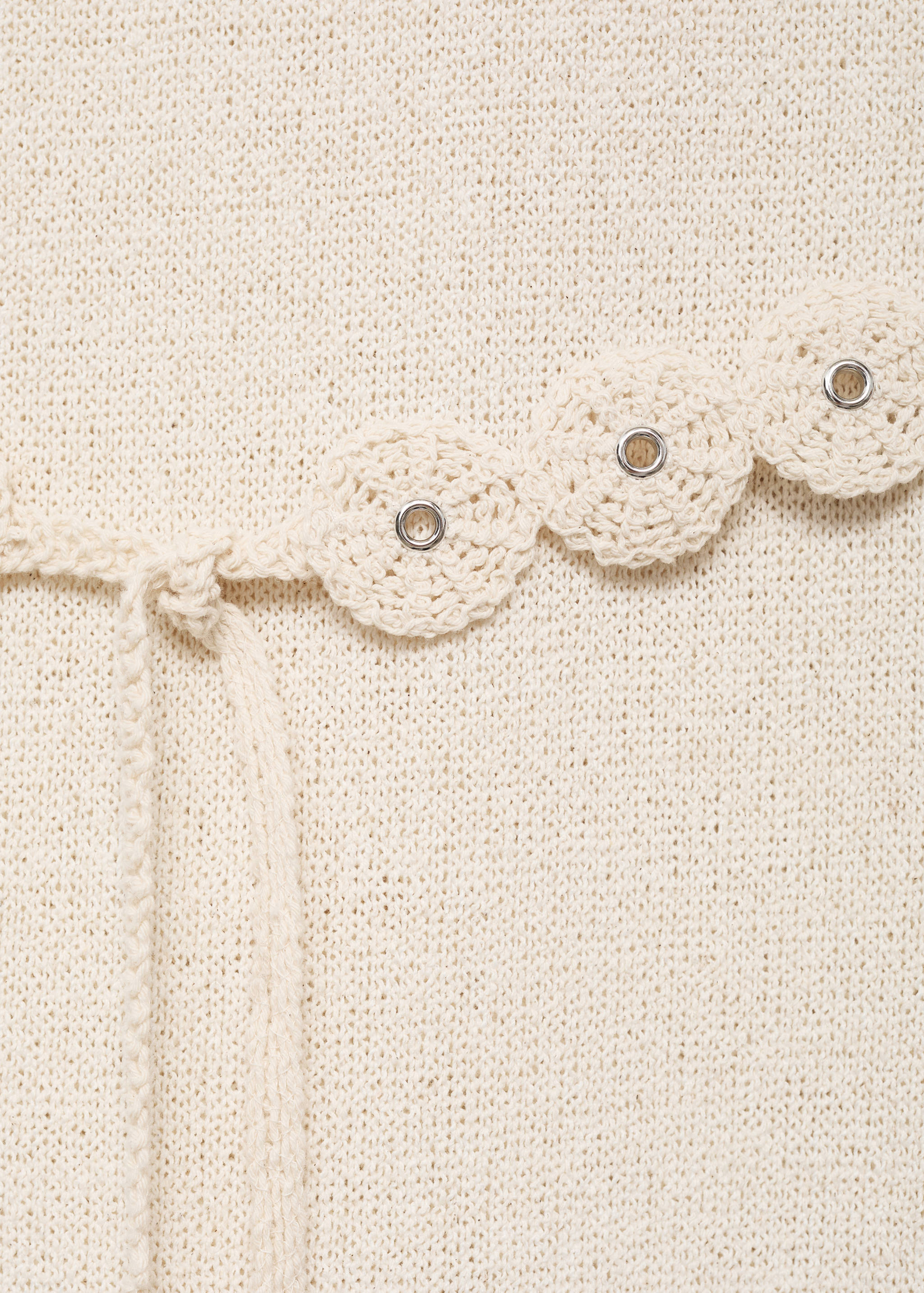 Pletena haljina s remenom - Detalji artikla 8