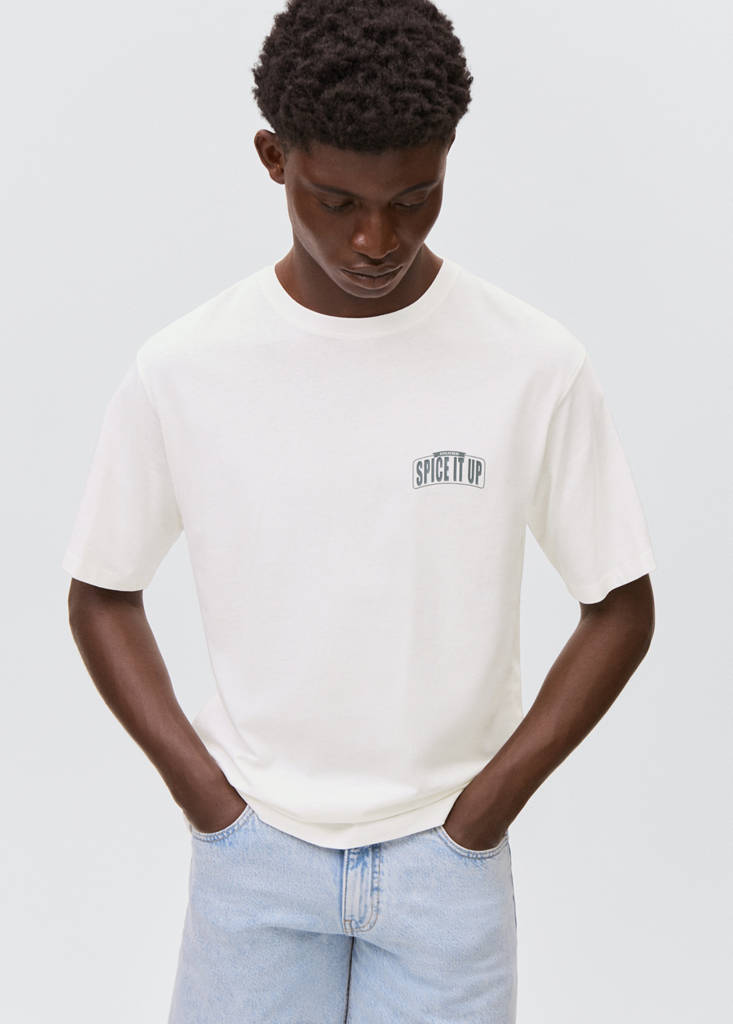 Short-sleeved printed t-shirt — Off White