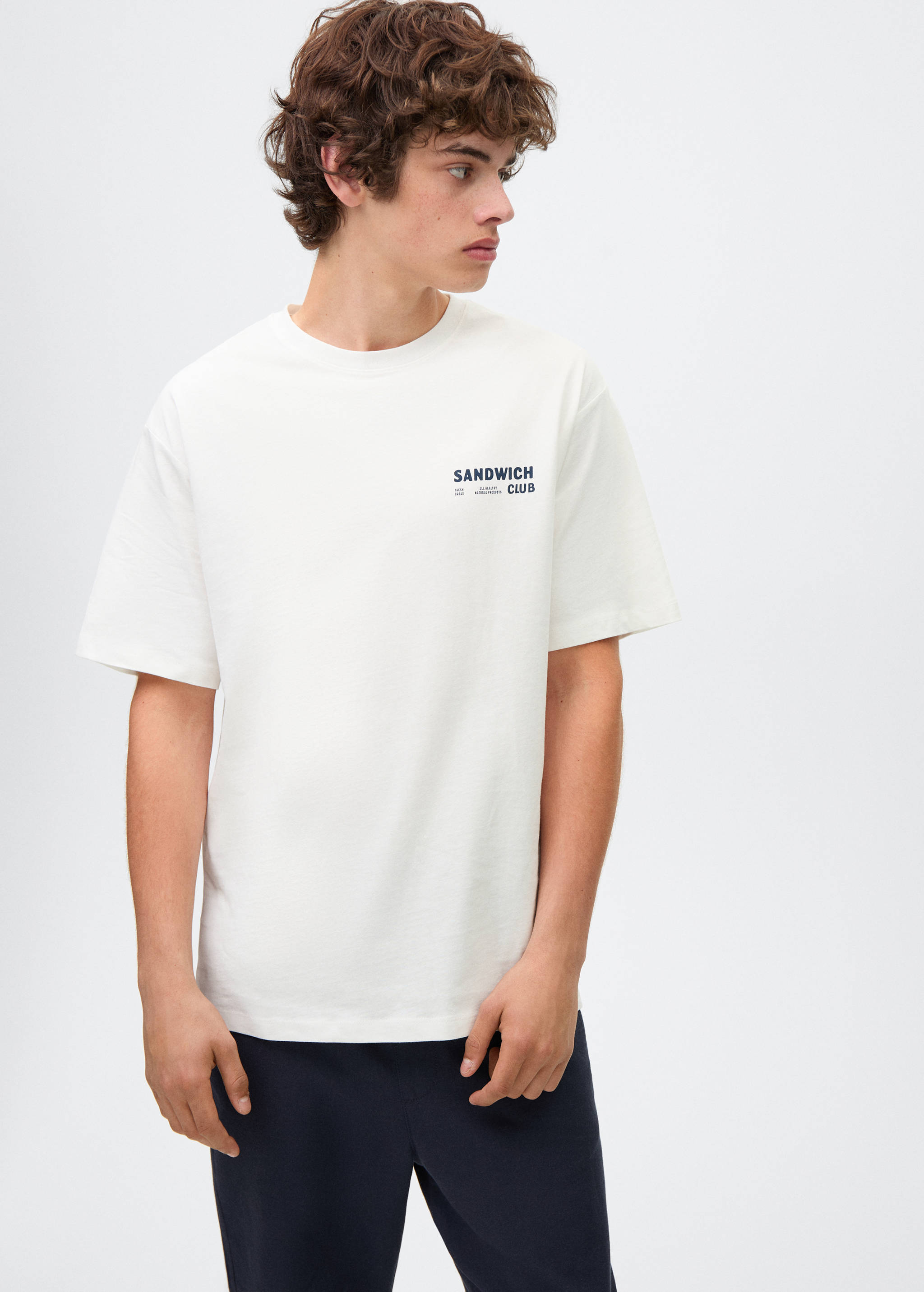 Μπλούζα τύπωμα κοντό μανίκι - Μεσαίο πλάνο