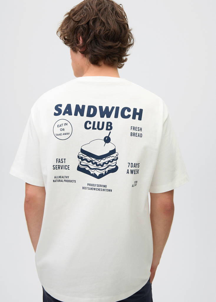 Short-sleeved printed t-shirt — Off White