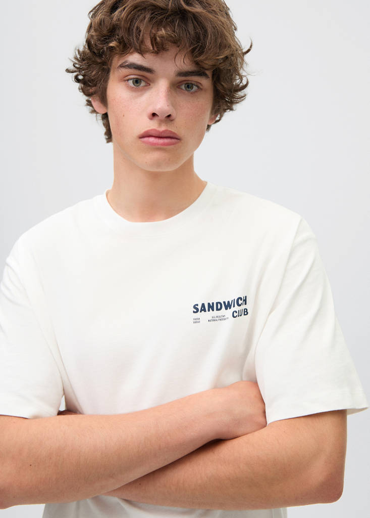 Short-sleeved printed t-shirt — Off White