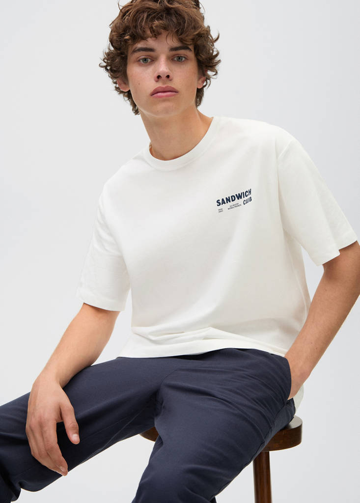 Short-sleeved printed t-shirt — Off White