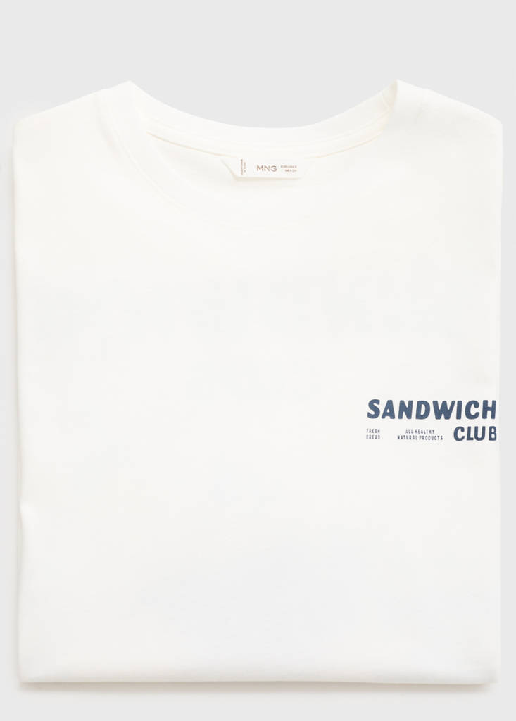 Short-sleeved printed t-shirt — Off White