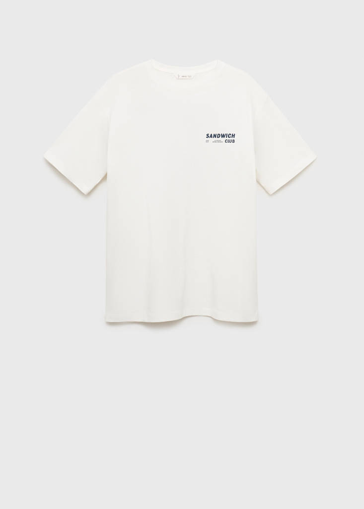 Short-sleeved printed t-shirt — Off White