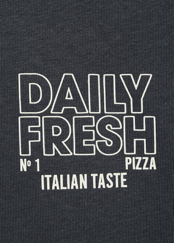 Short-sleeved printed t-shirt — Charcoal