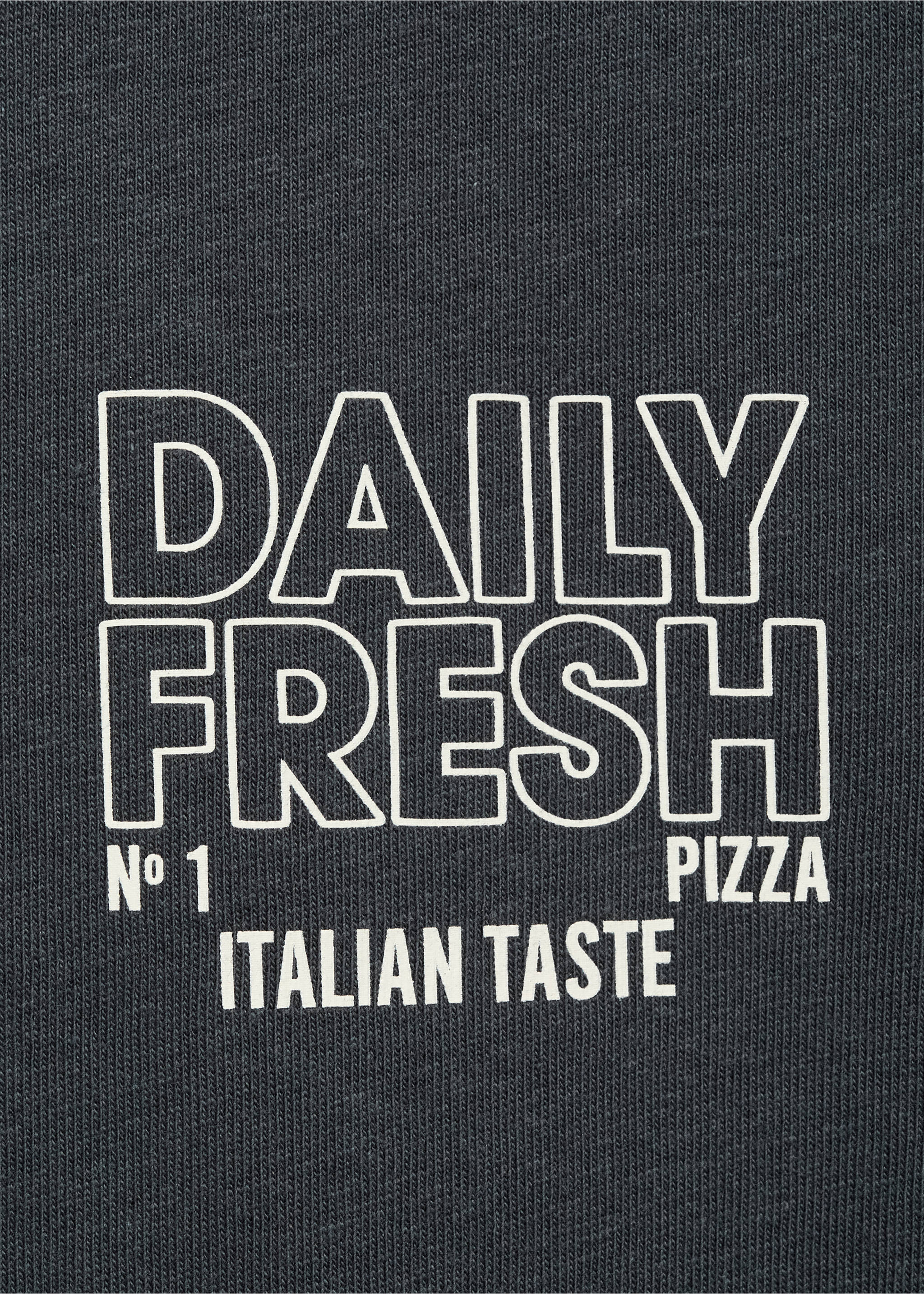 Short-sleeved printed t-shirt - Details of the article 0, Charcoal. Ref: 17031226-00.