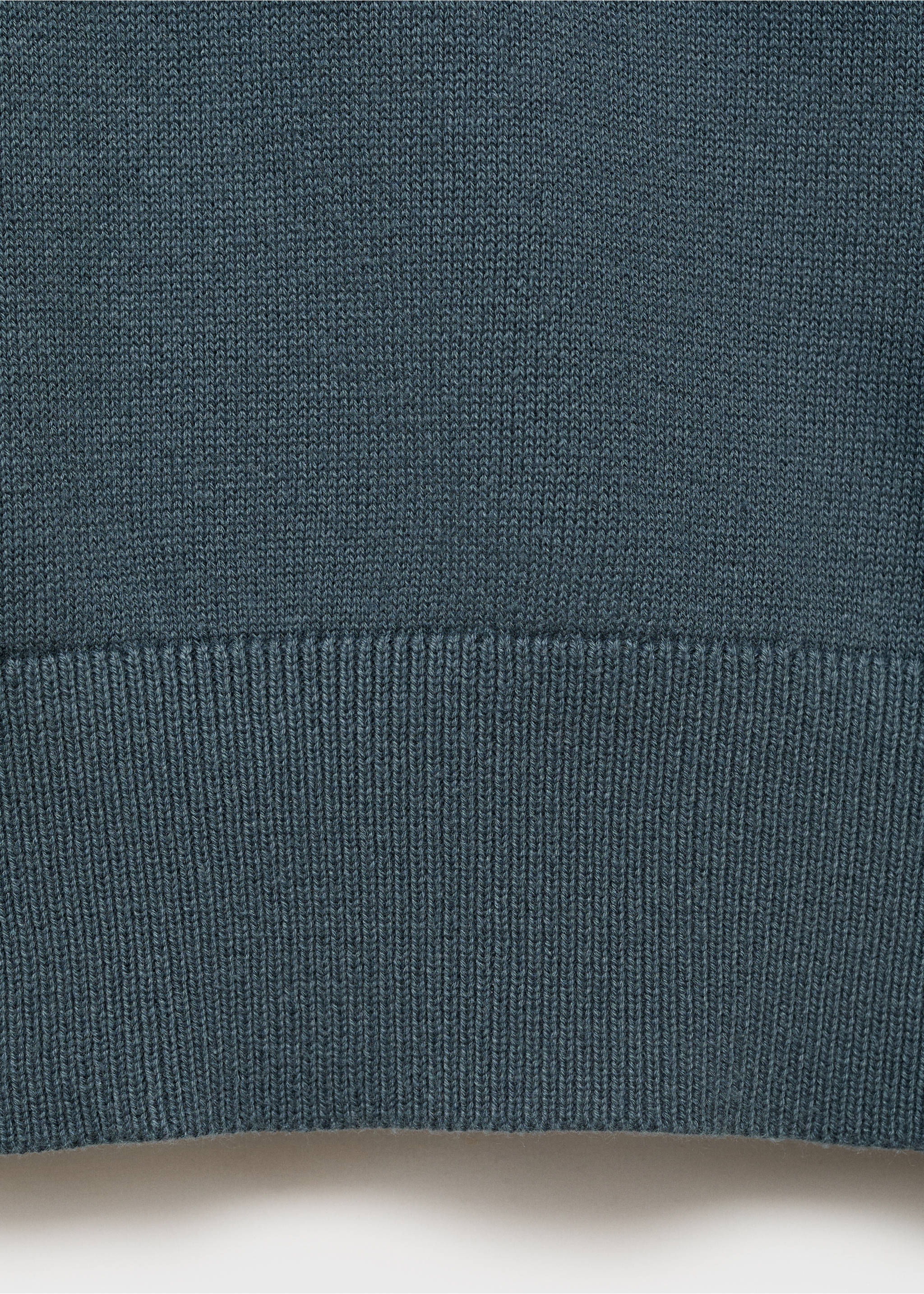Jersey punto algodón - Detalle del artículo 8, Azul petróleo. Ref: 17031228-00.