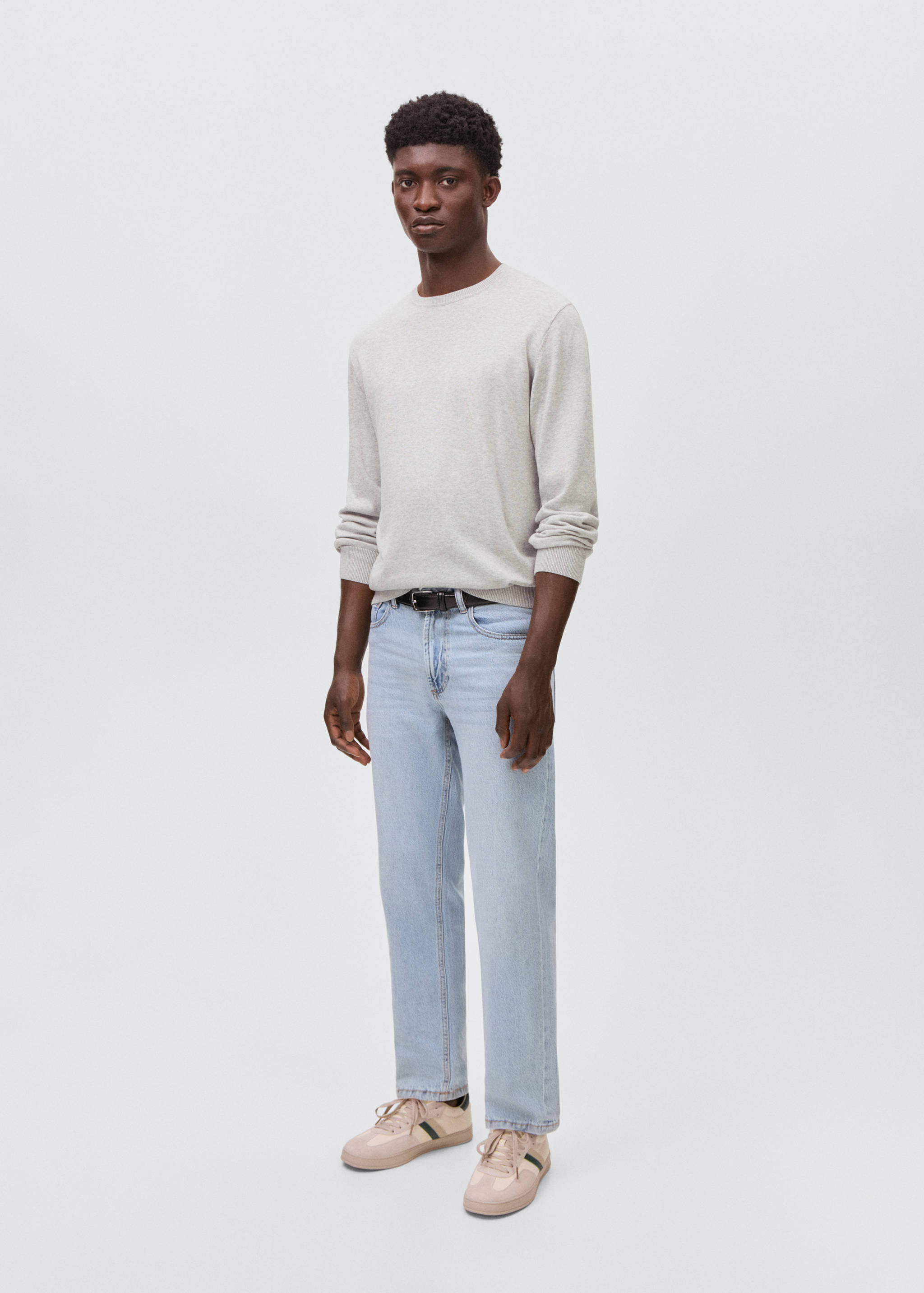 Pull-over maille coton - Plan général