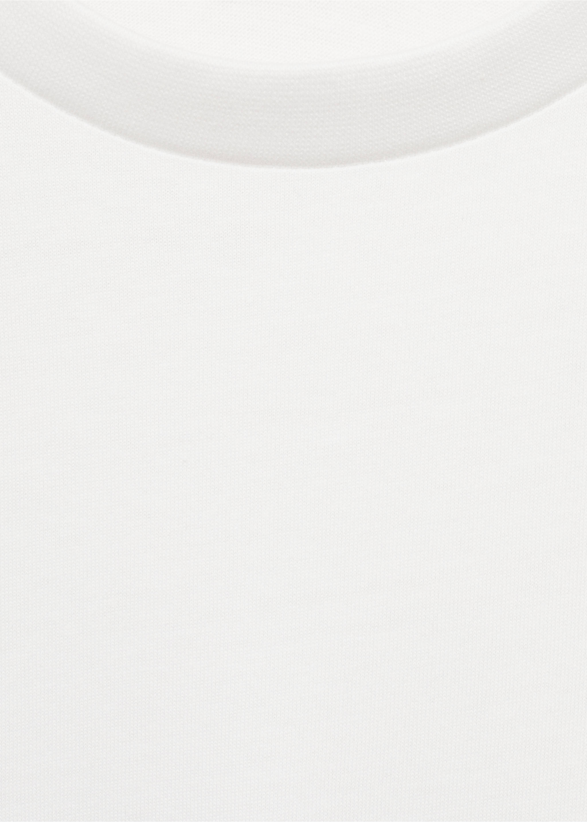Camiseta slim fit 100% algodón - Detalle del artículo 8, Blanco. Ref: 17031230-00.