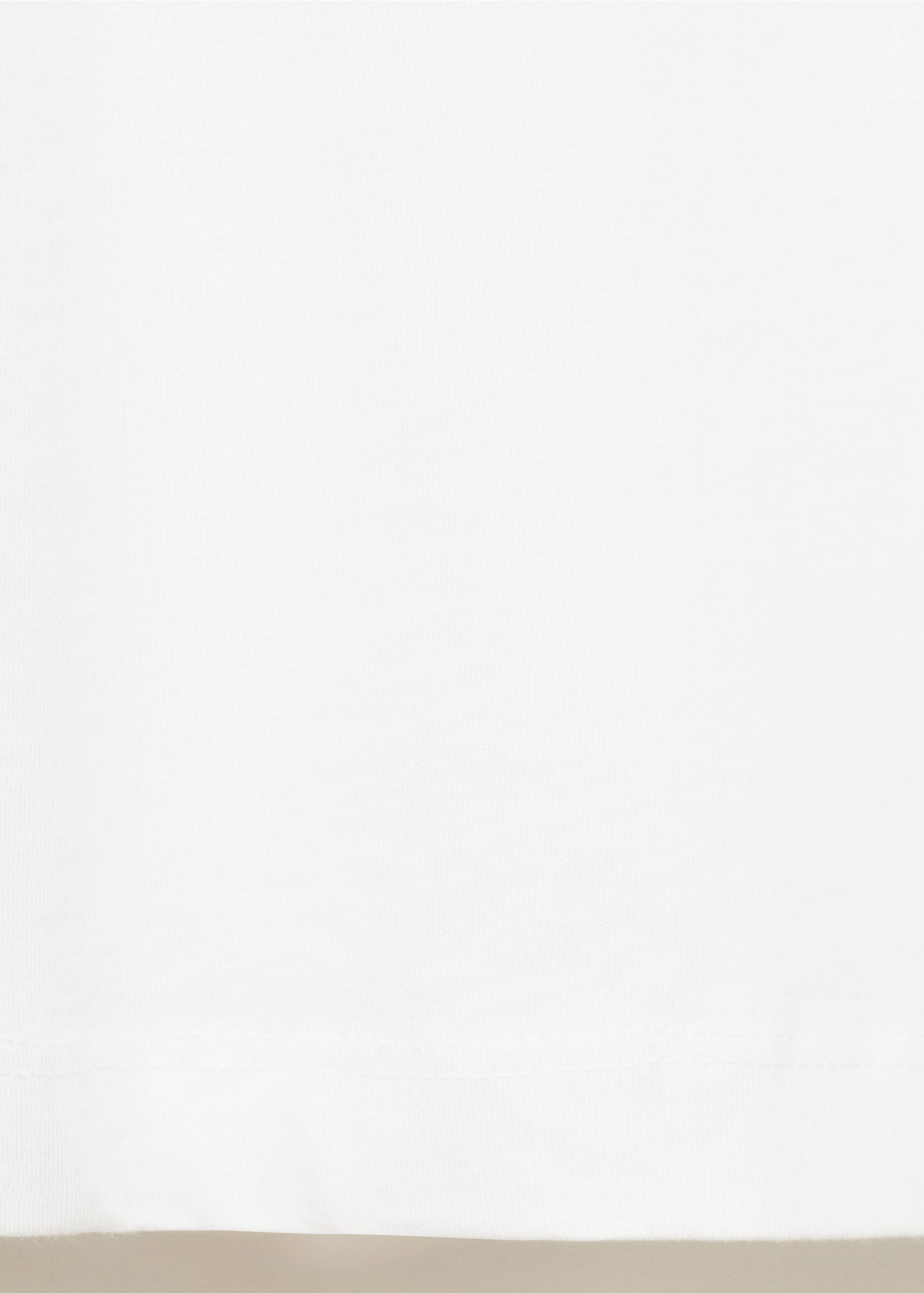 Camiseta slim fit 100% algodón - Detalle del artículo 0, Blanco. Ref: 17031230-00.