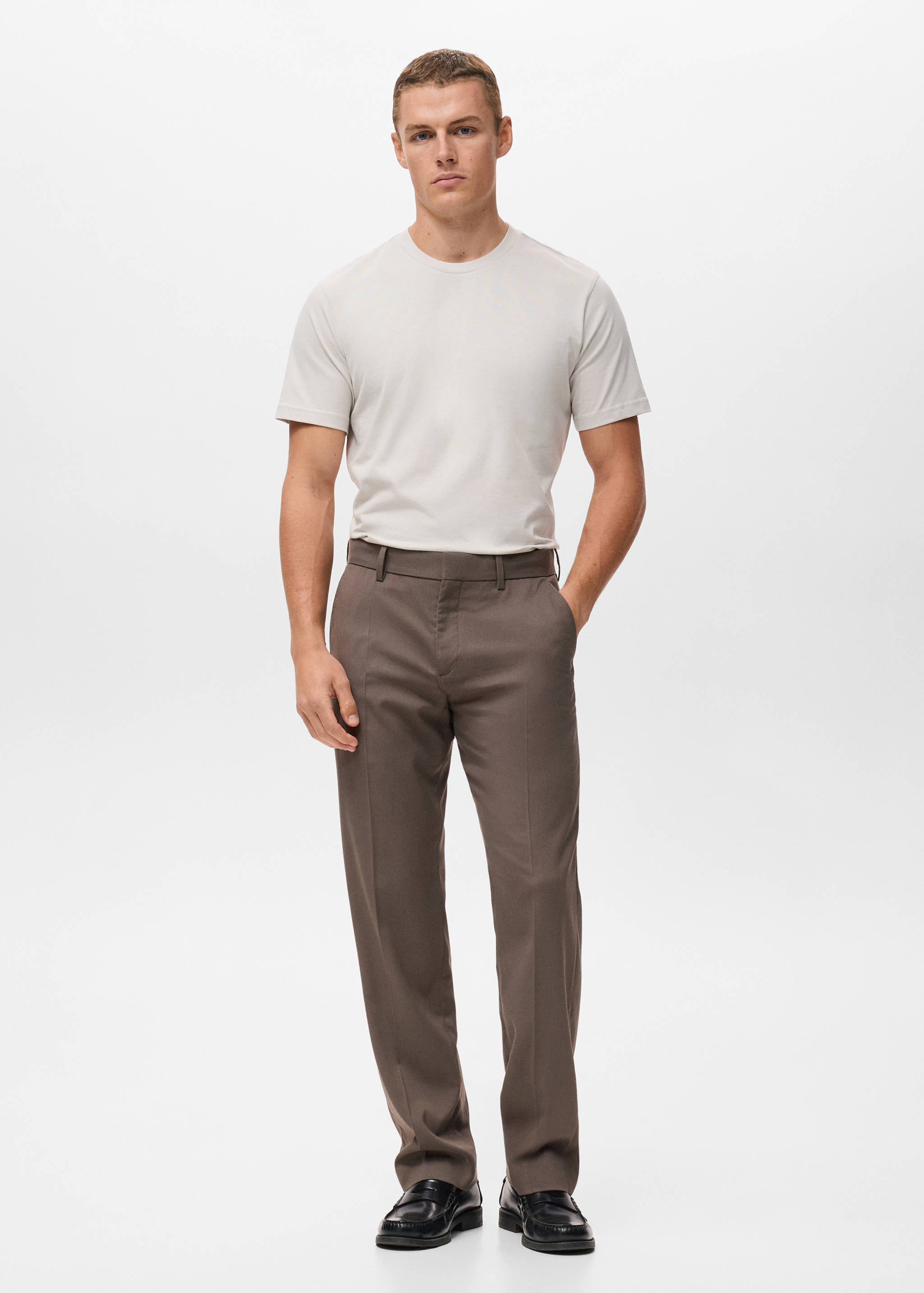 Футболка slim fit 100% хлопок - Общий план