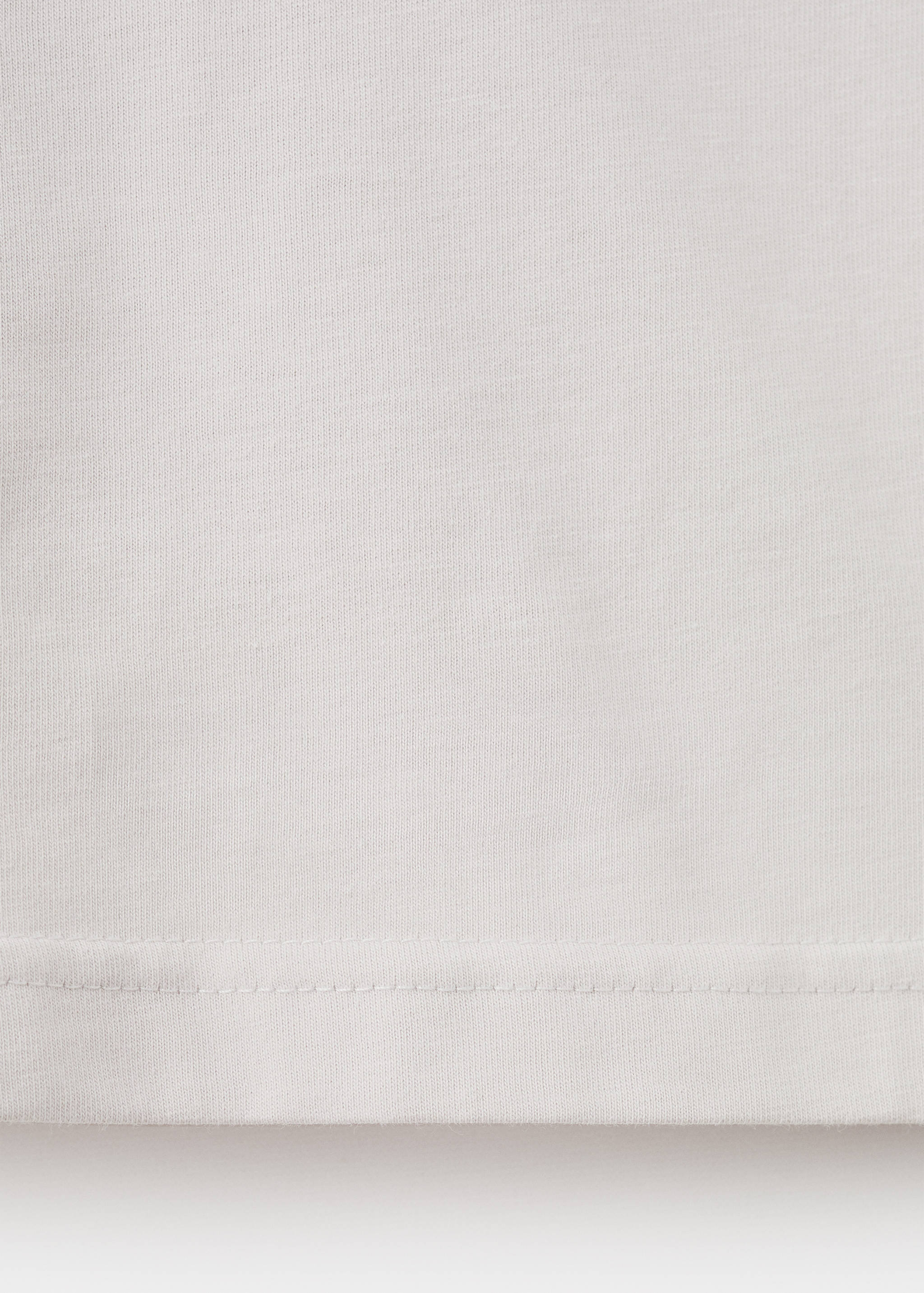 Футболка slim fit 100% хлопок - Деталь изделия 0