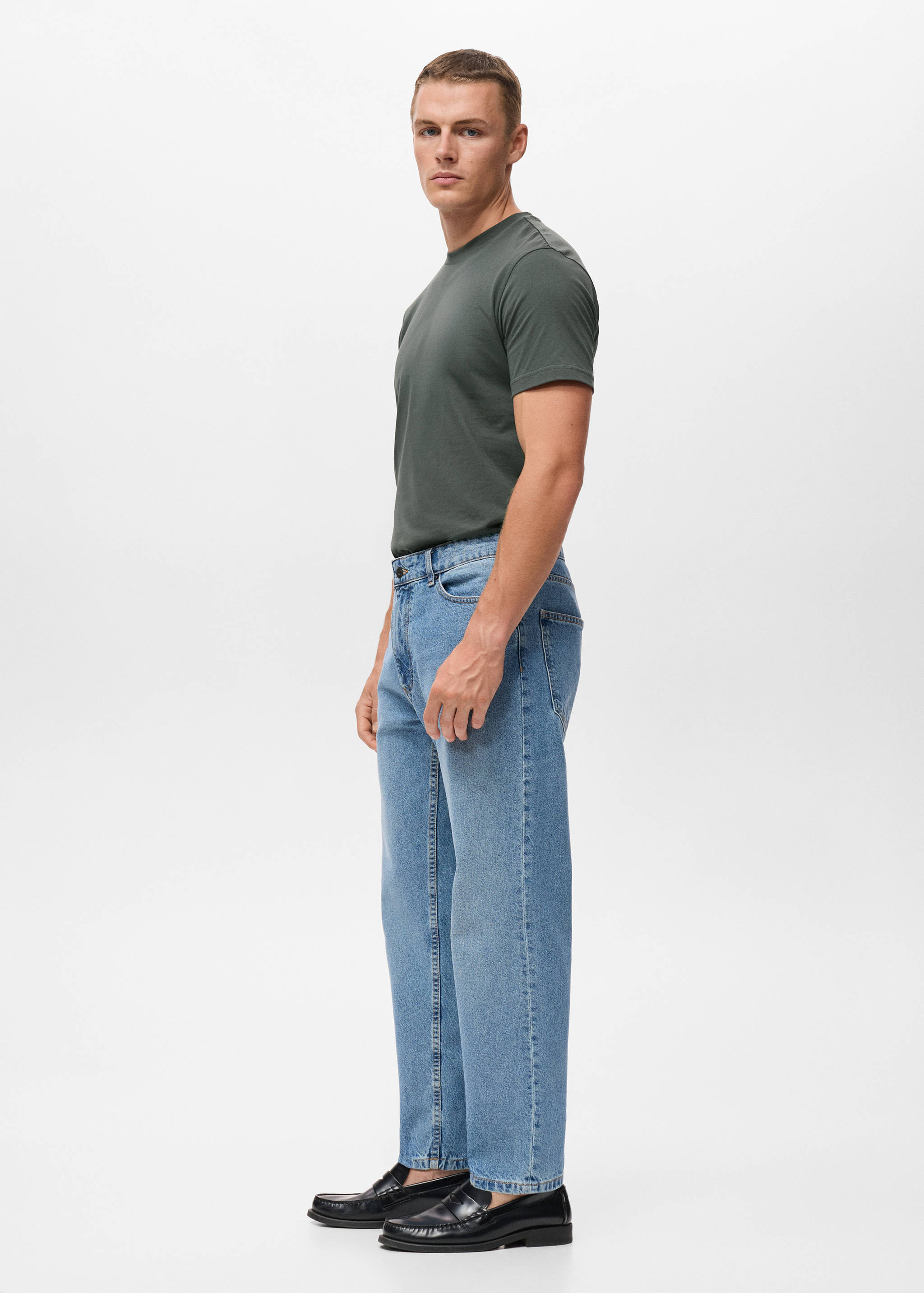 Футболка slim fit 100% хлопок - Деталь изделия 2