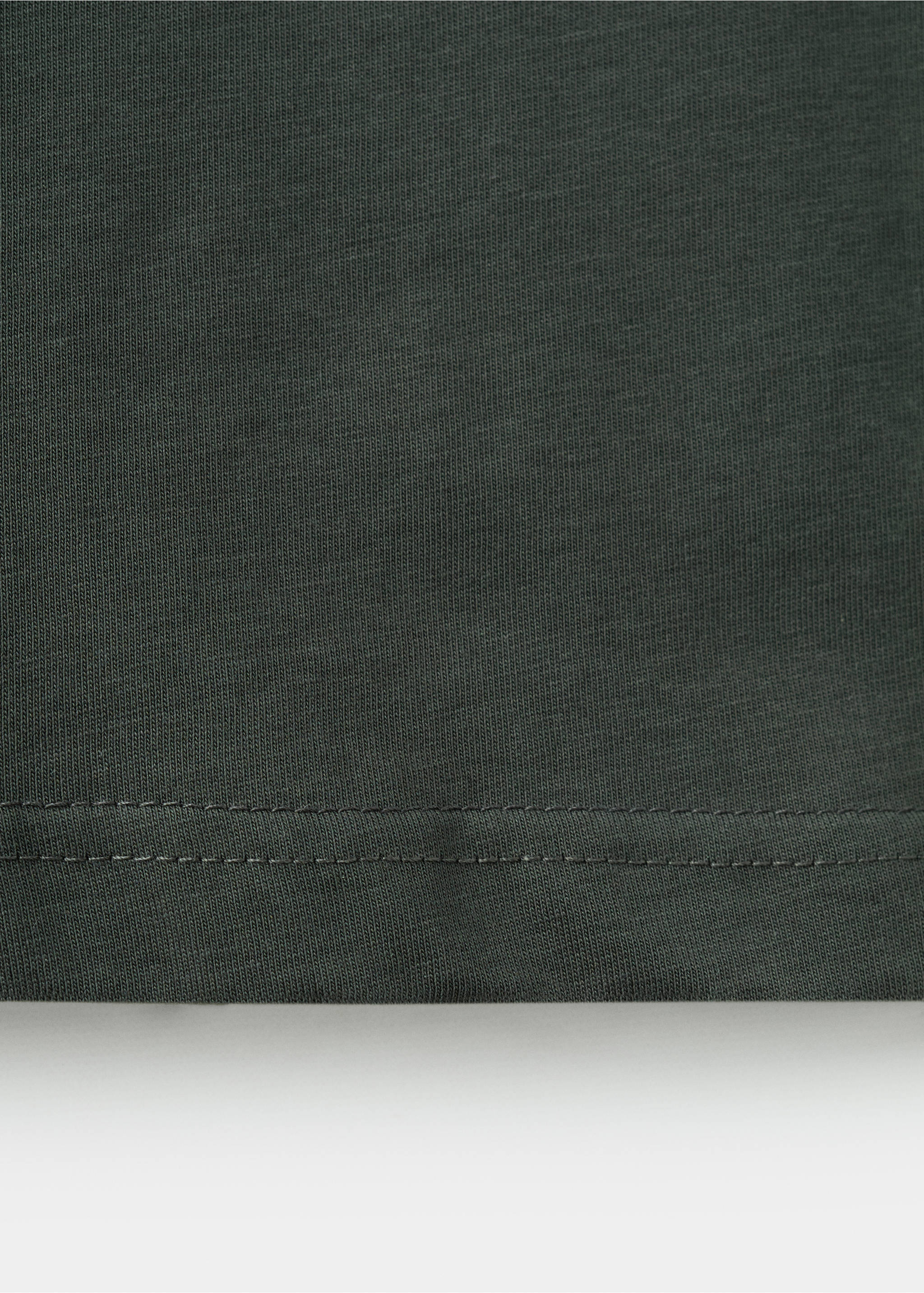 Футболка slim fit 100% хлопок - Деталь изделия 0, Коричневый средний. Ref: 17031230-00.