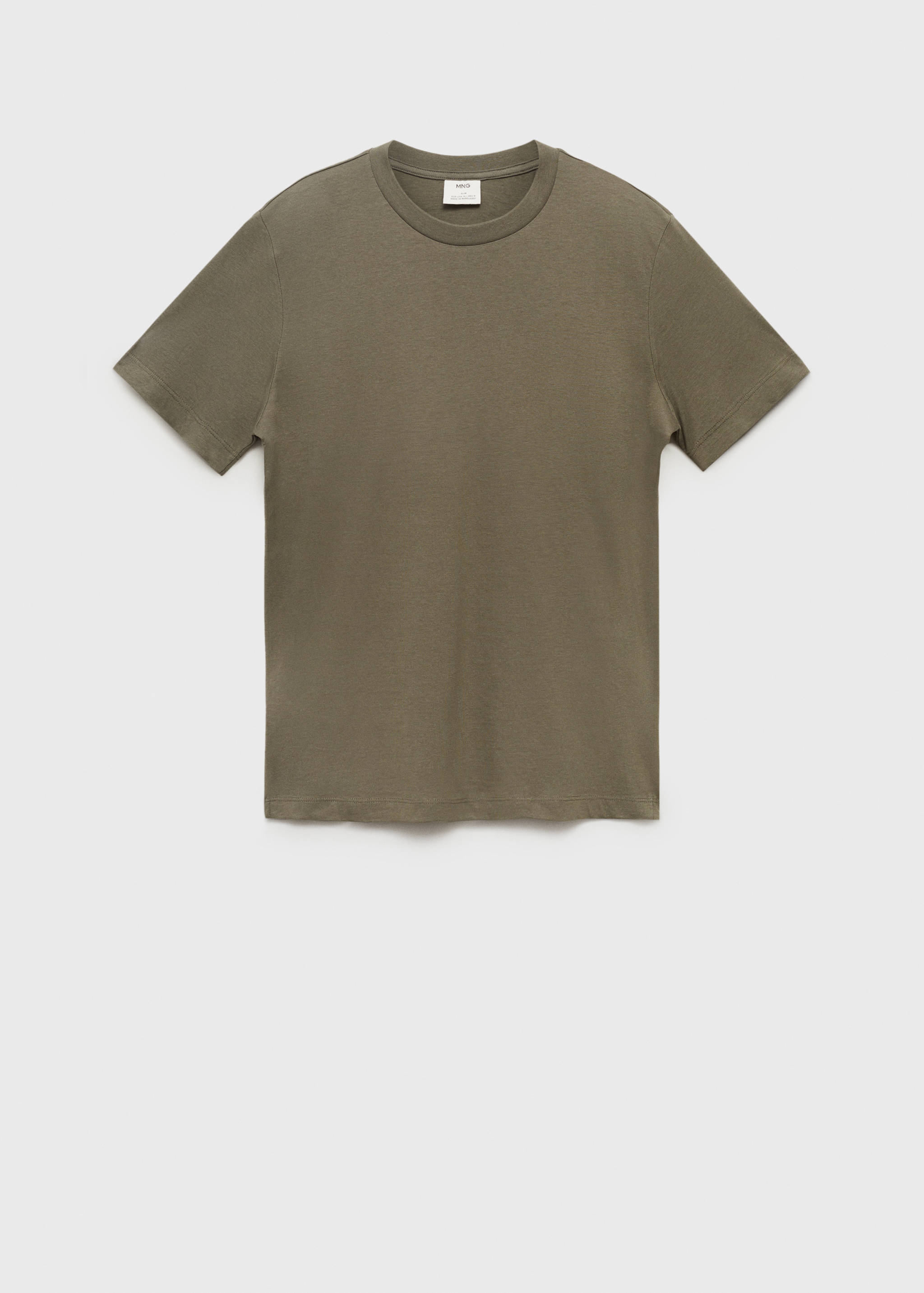 Футболка slim fit 100% хлопок - Изделие без модели