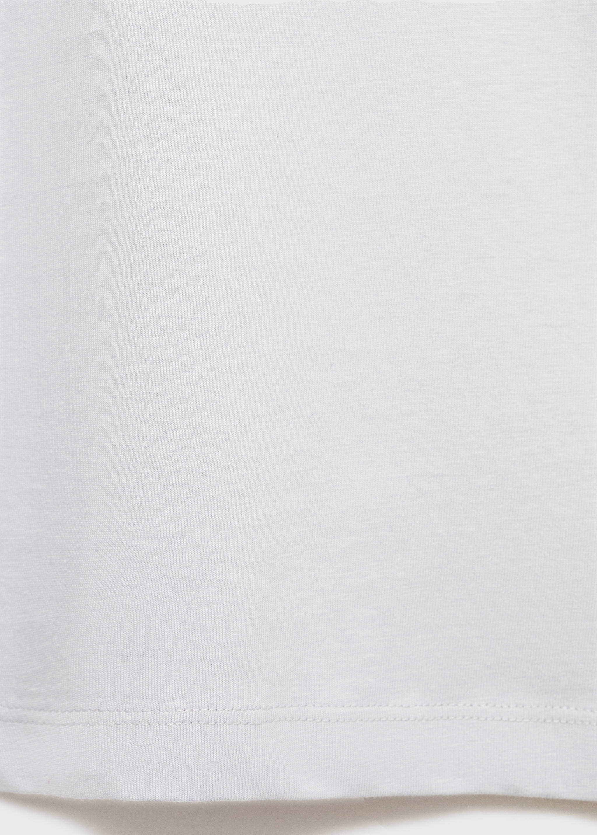 Футболка slim fit 100% хлопок - Деталь изделия 0