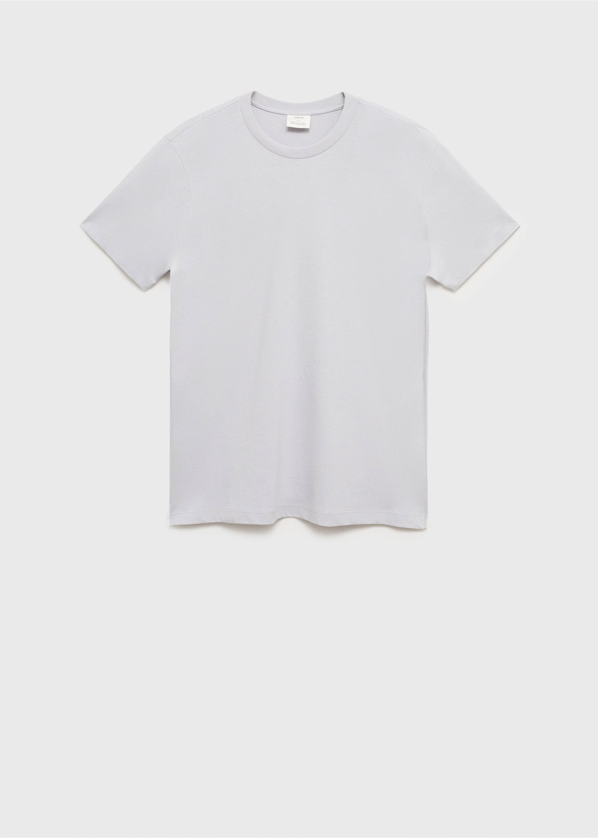 Футболка slim fit 100% хлопок - Изделие без модели, Синий. Ref: 17031230-00.